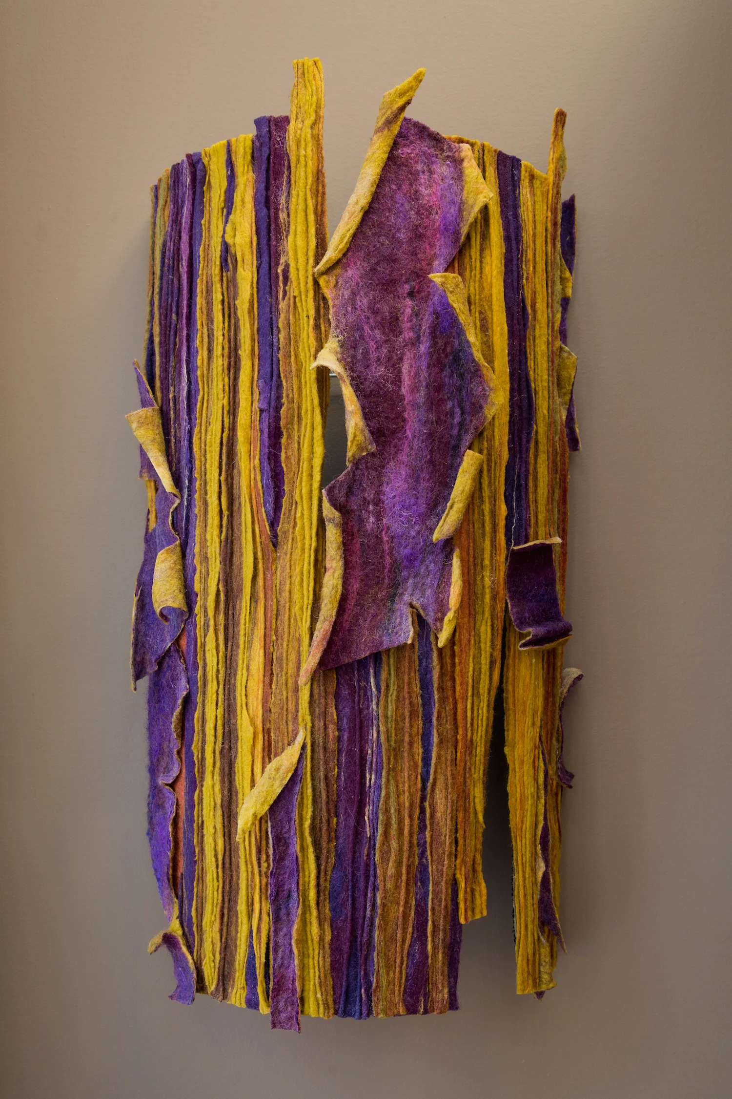 flaking handmade felt 26 x14 x9