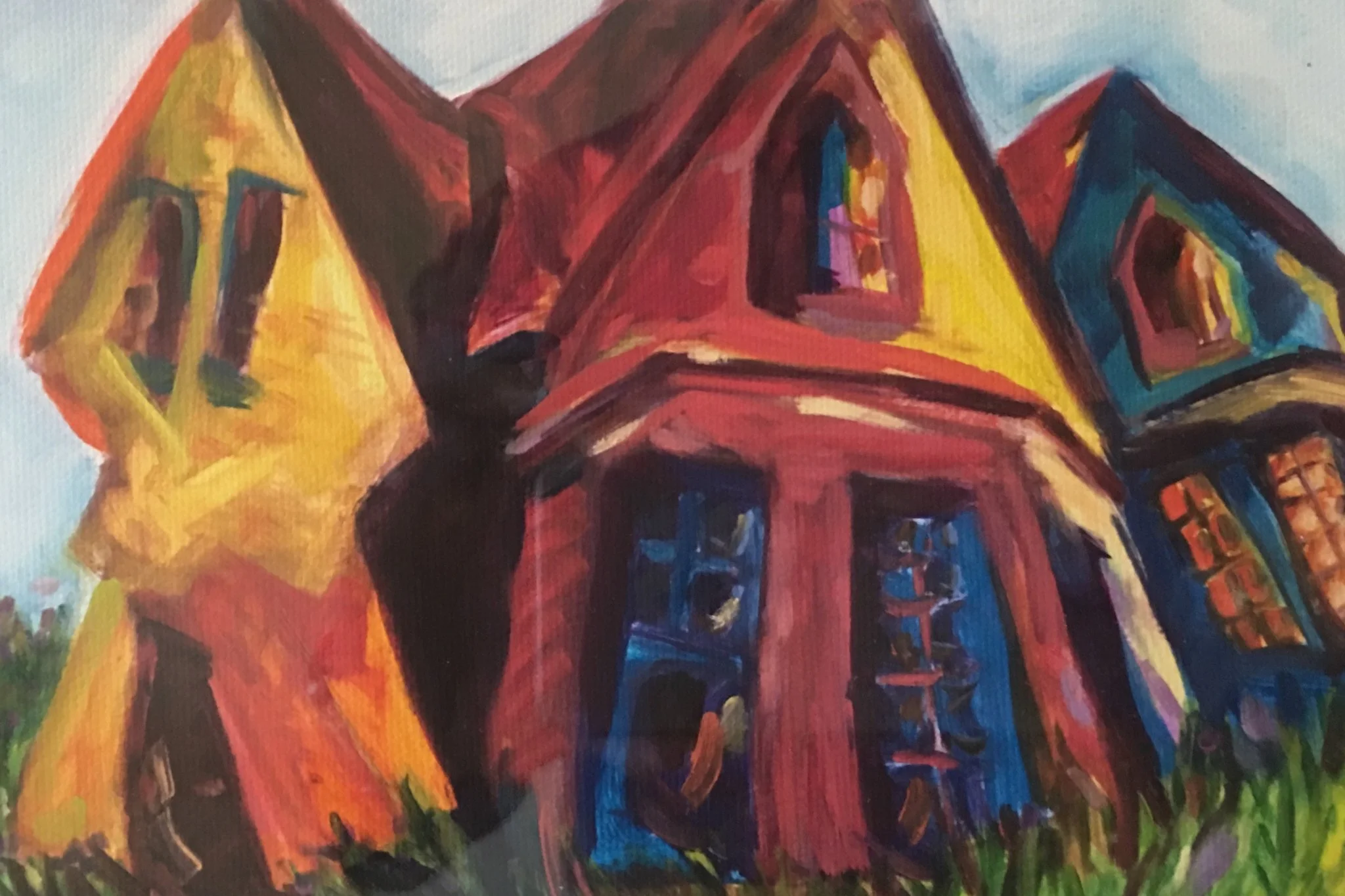 Painting by Hisla Bates, MD