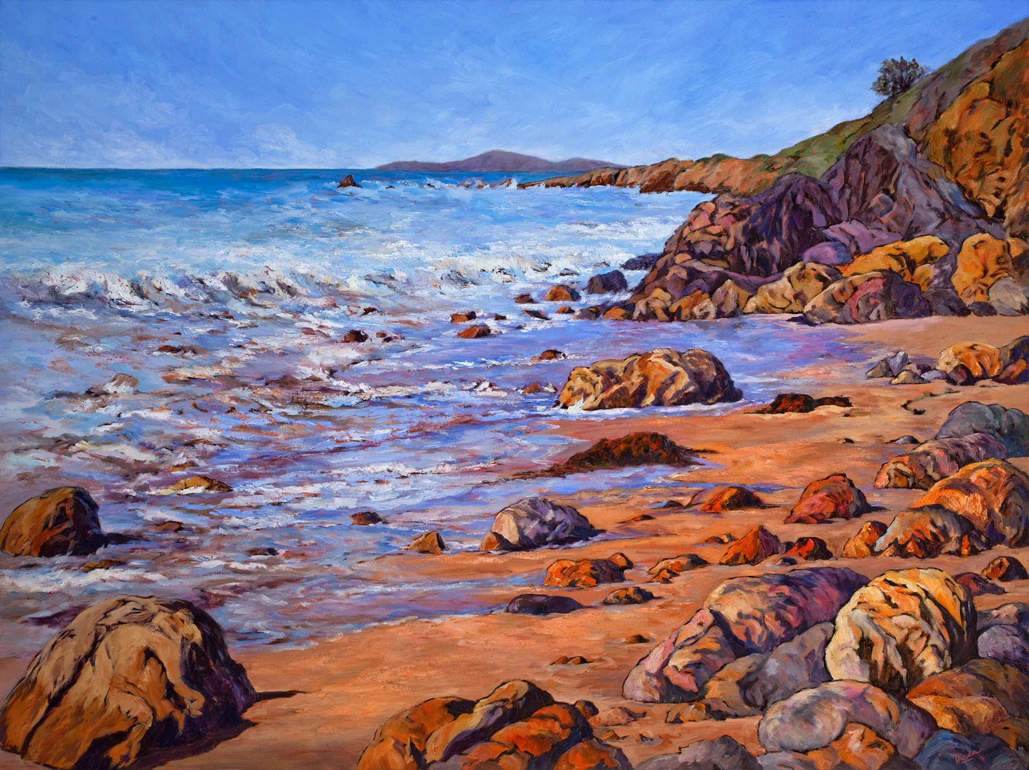 La Piedra State Beach, 36x48, oil on canvas, 2009-web.jpg