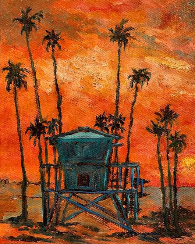 New Year, new painting
In progress!
Having fun with the color palette 🎨 #sunset #palms #oiloncanvas #artist #hildakilpatrickfreyre #hildafreyre #oil #contemporary impressionist #lifeguardtower #lifeguardstation #california #beach