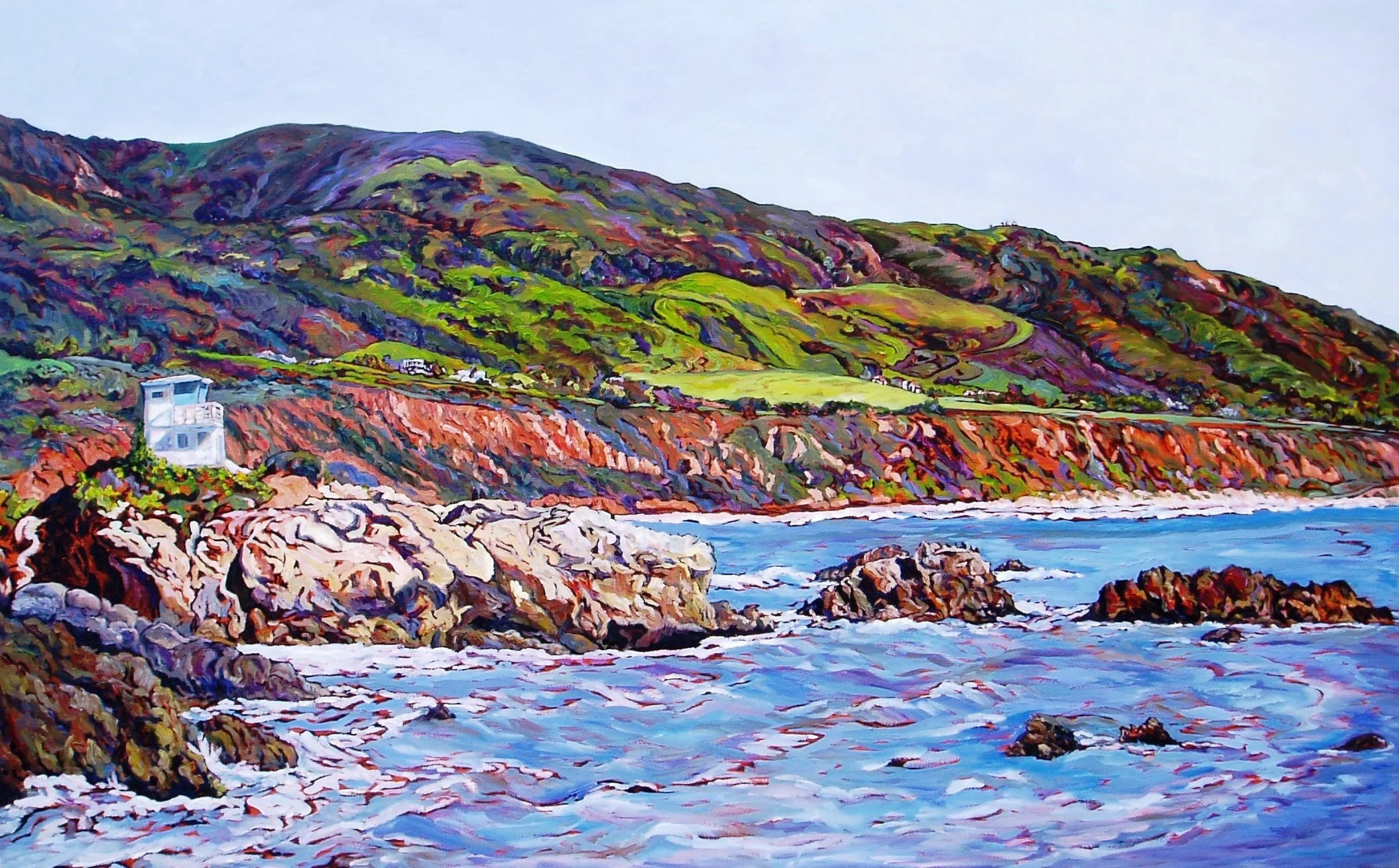 Leo Carrillo State Beach, 2005, 30x48, oil on canvas.JPG