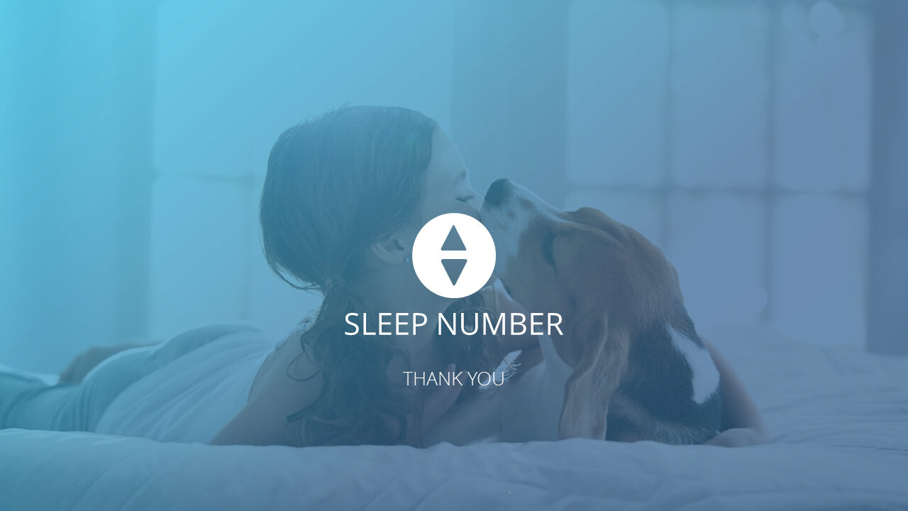 Custom Presentation Template Design Layout for Sleep Number by Slide Darling