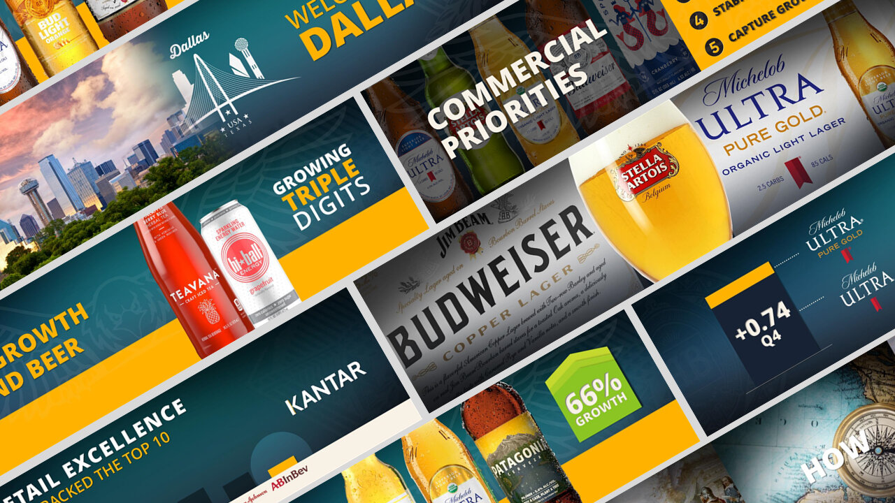 Custom Presentation by Slide Darling for the US Chief Sales Officer of Anheuser-Busch InBev 