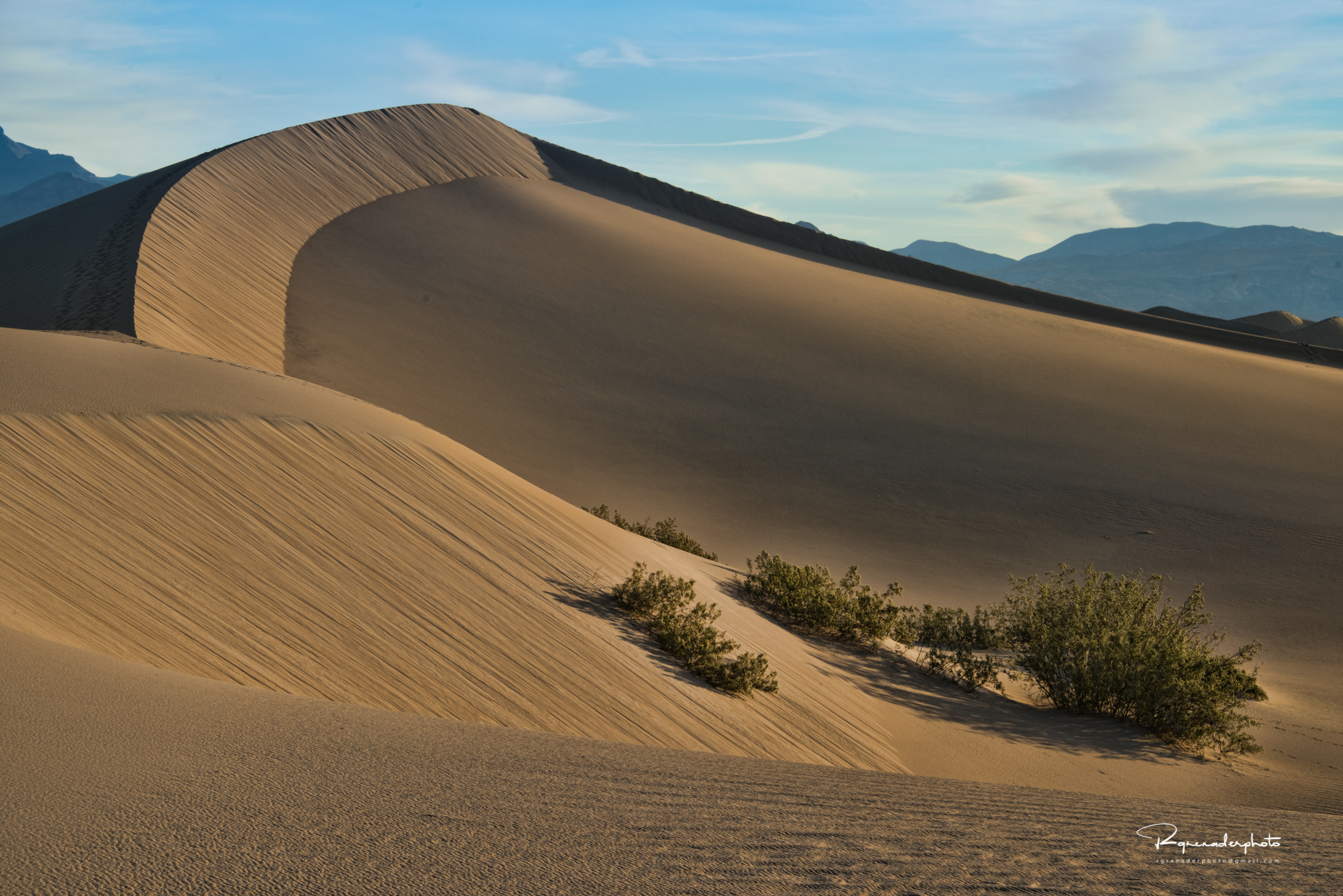 Mesquite Dunes Death Valley, Ca