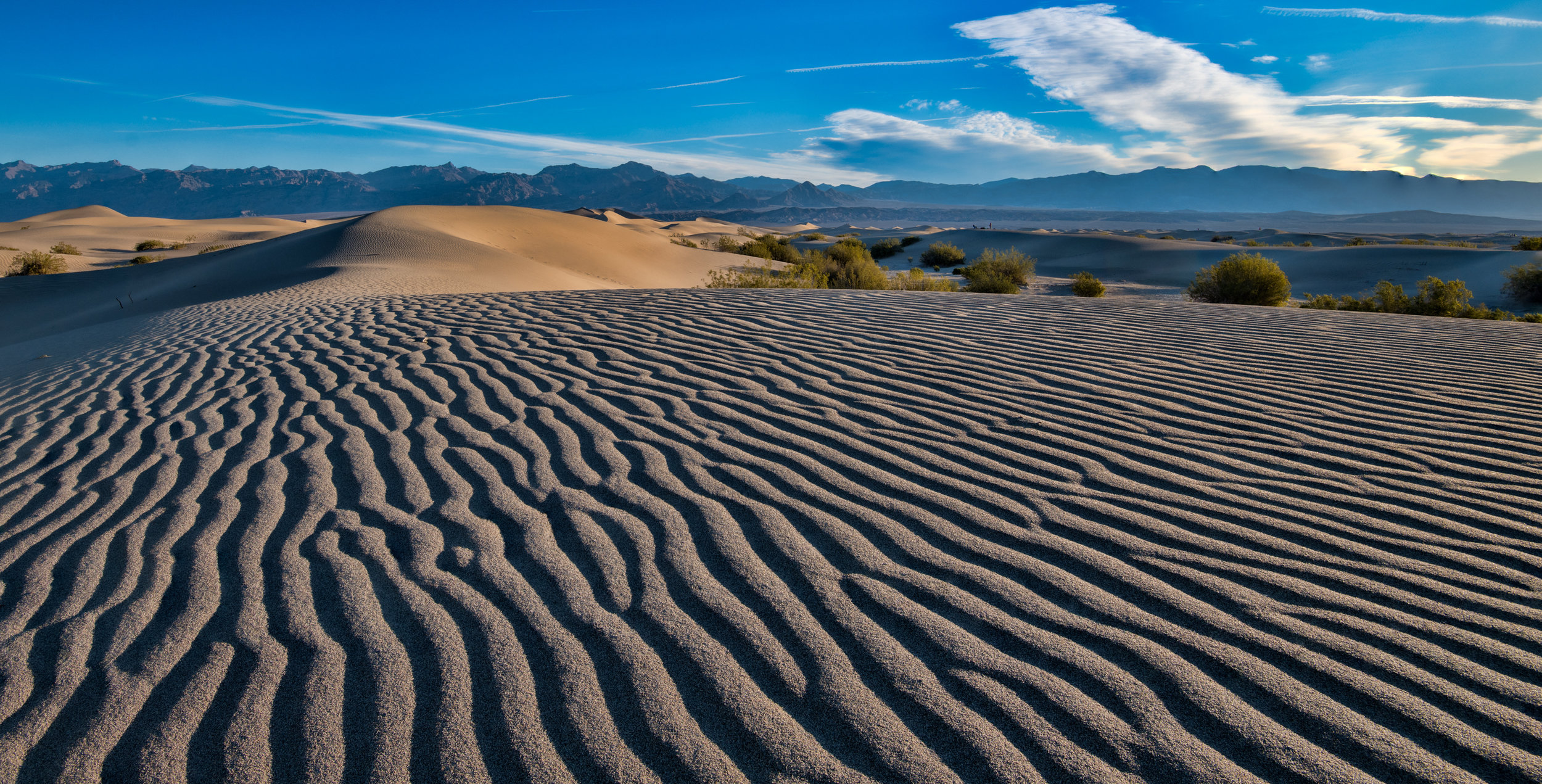 Mesquite Dunes Ground Level Death Valley, Ca