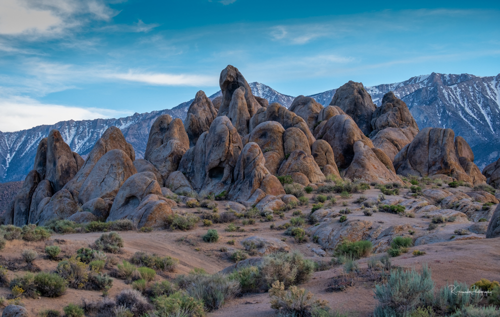 Sunset Rocks Alabama Hills Lone Pine, California