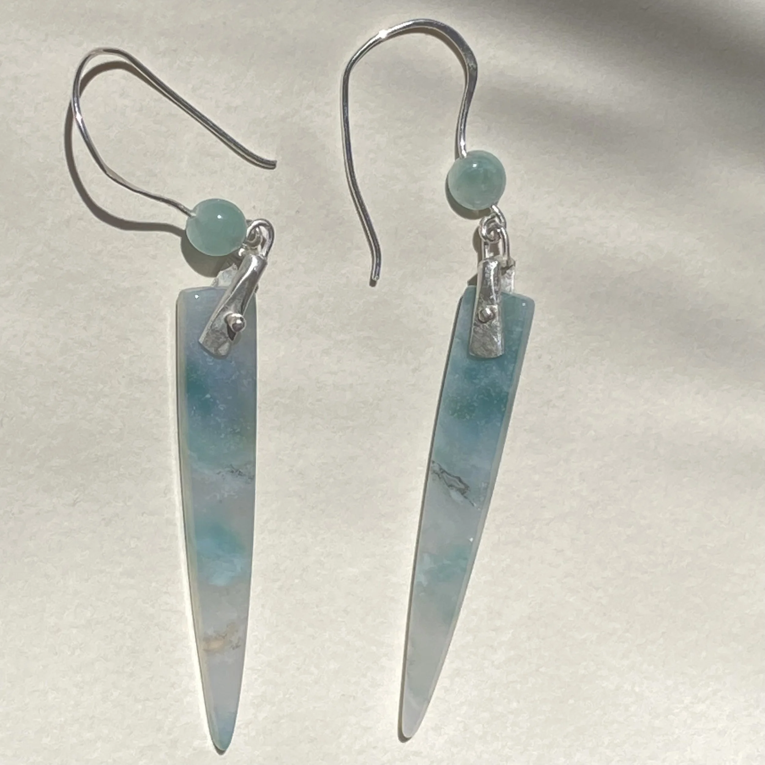 Jade Dagger Earrings