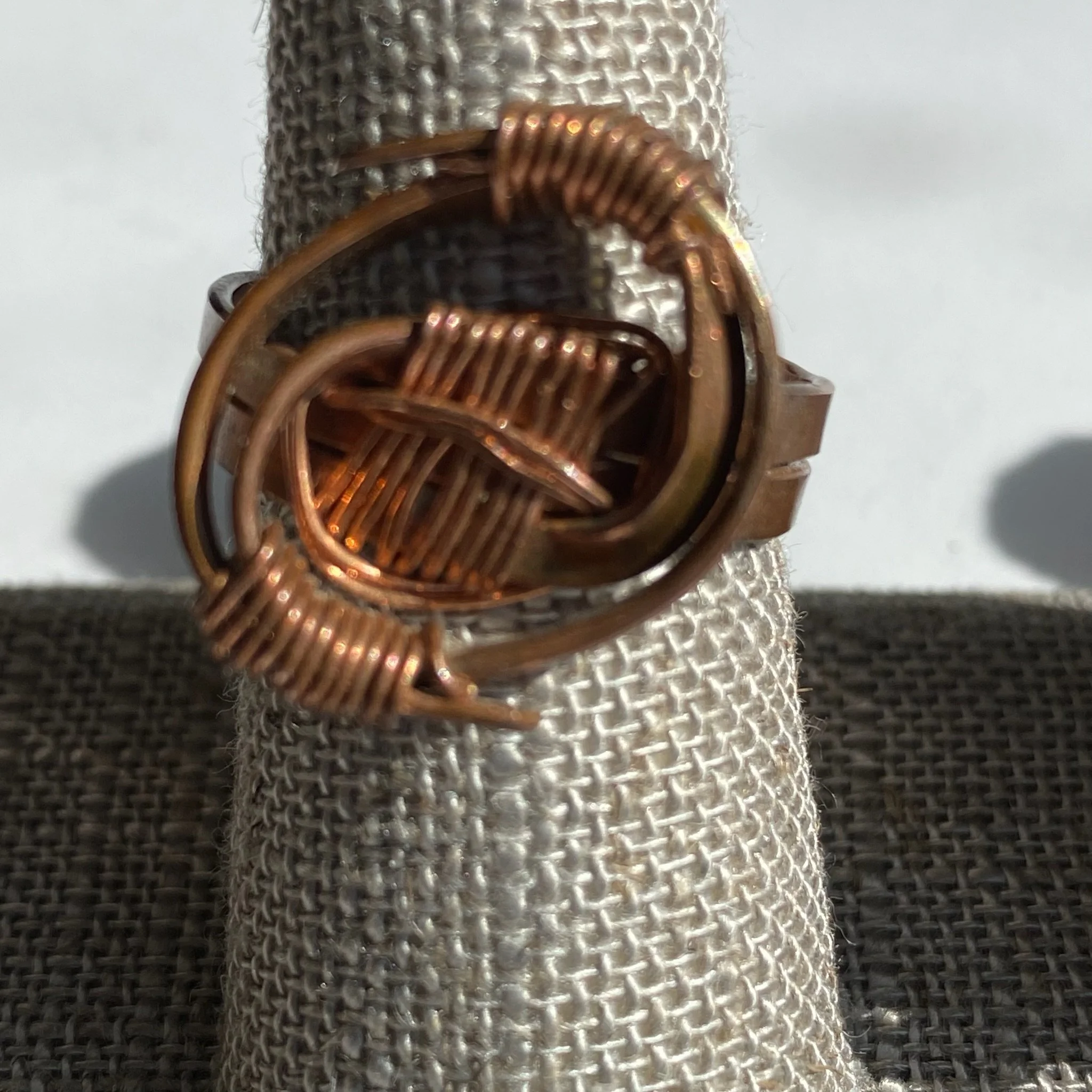 Copper Wirework Ring 1