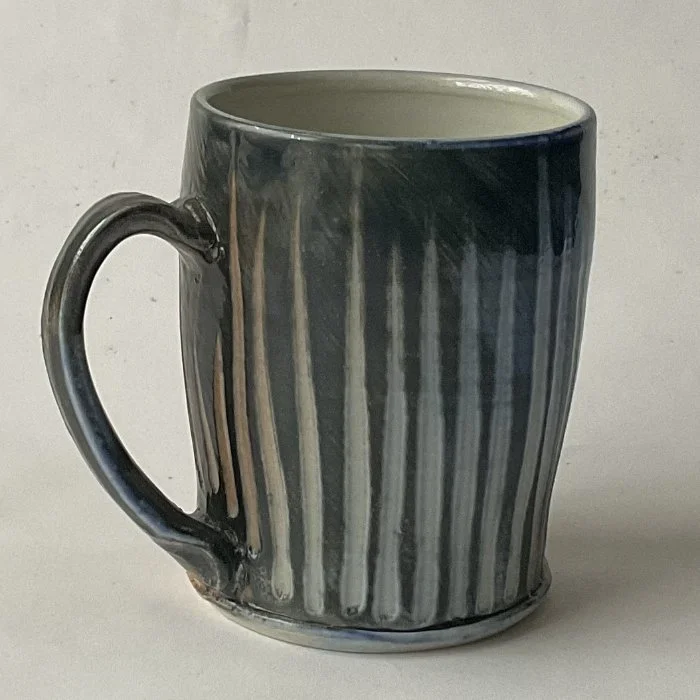 Blue Striped Mug