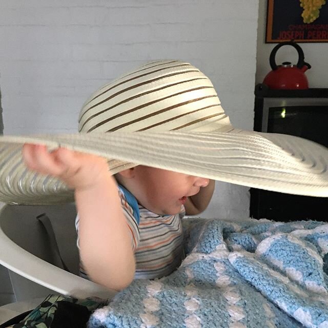 More baby in a big hat for all the fathers out there.  Stay fatherly my friends