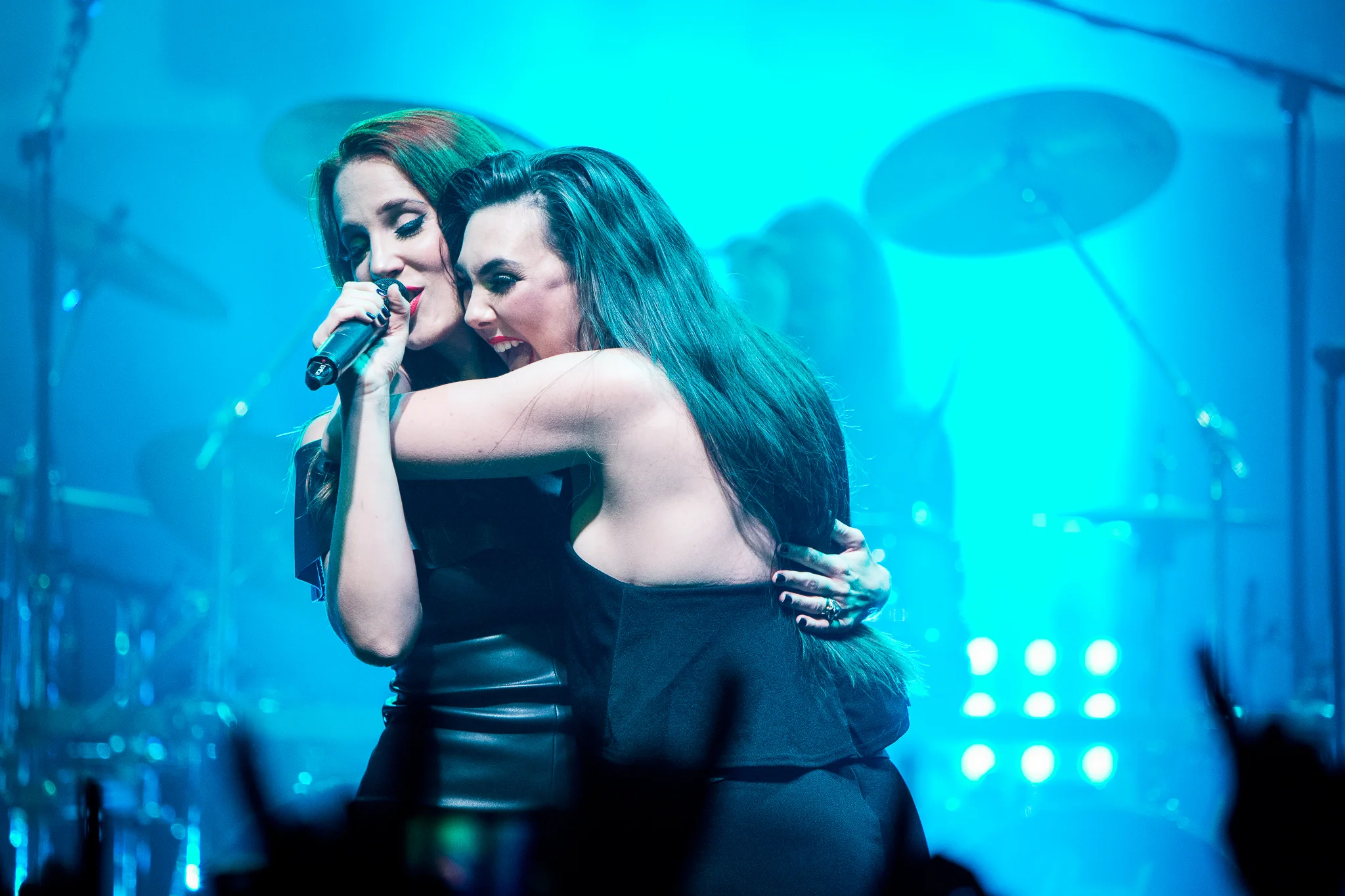 Simone Simons of Epica with Elize Ryd