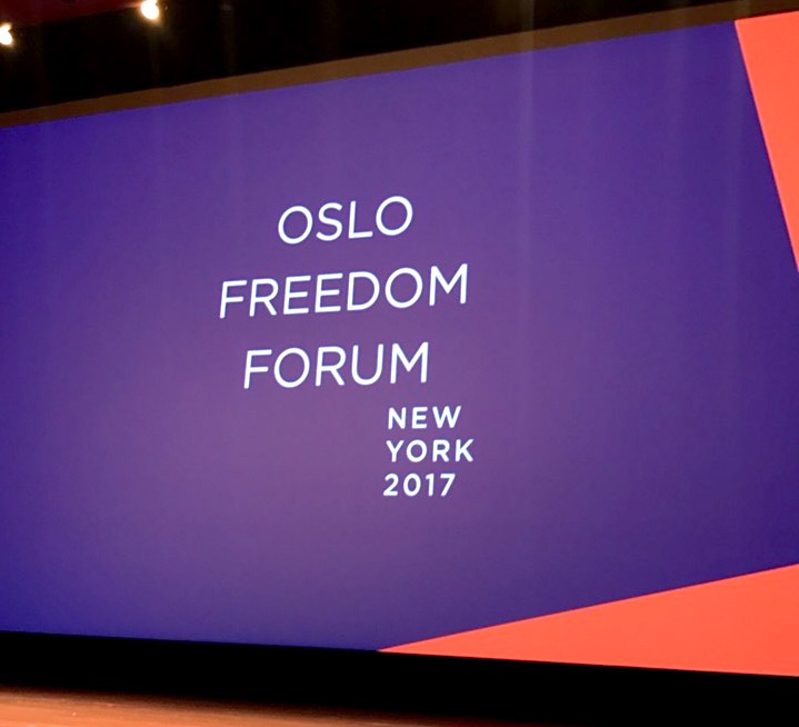 Oslo Freedom Forum. New York 2017