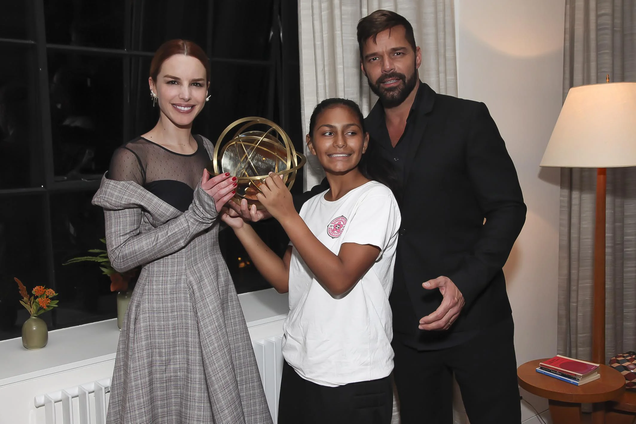 With Ricky and Sarah