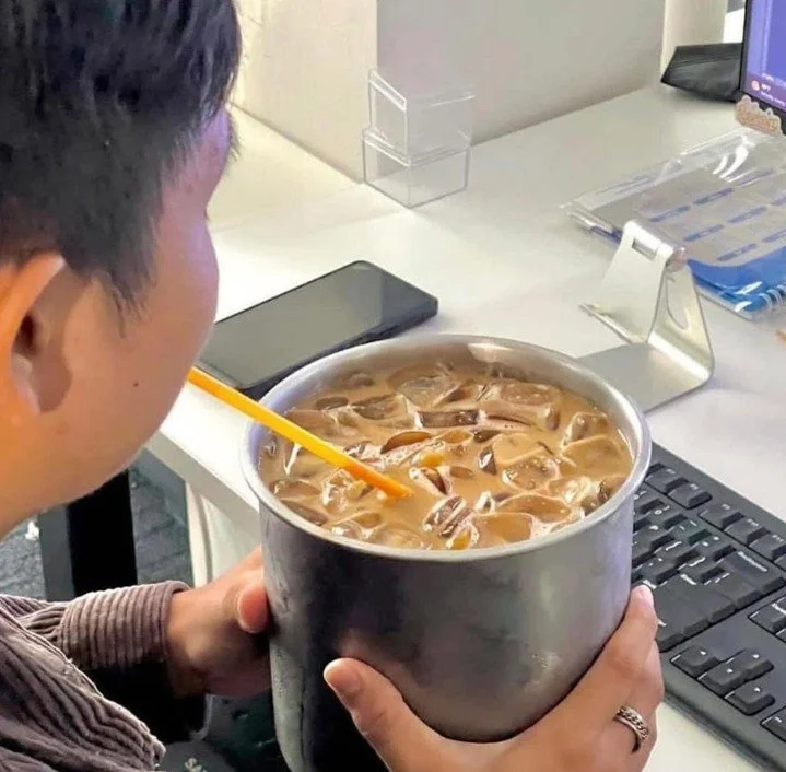 Thriving 🥲☕-- 📷: voguegram