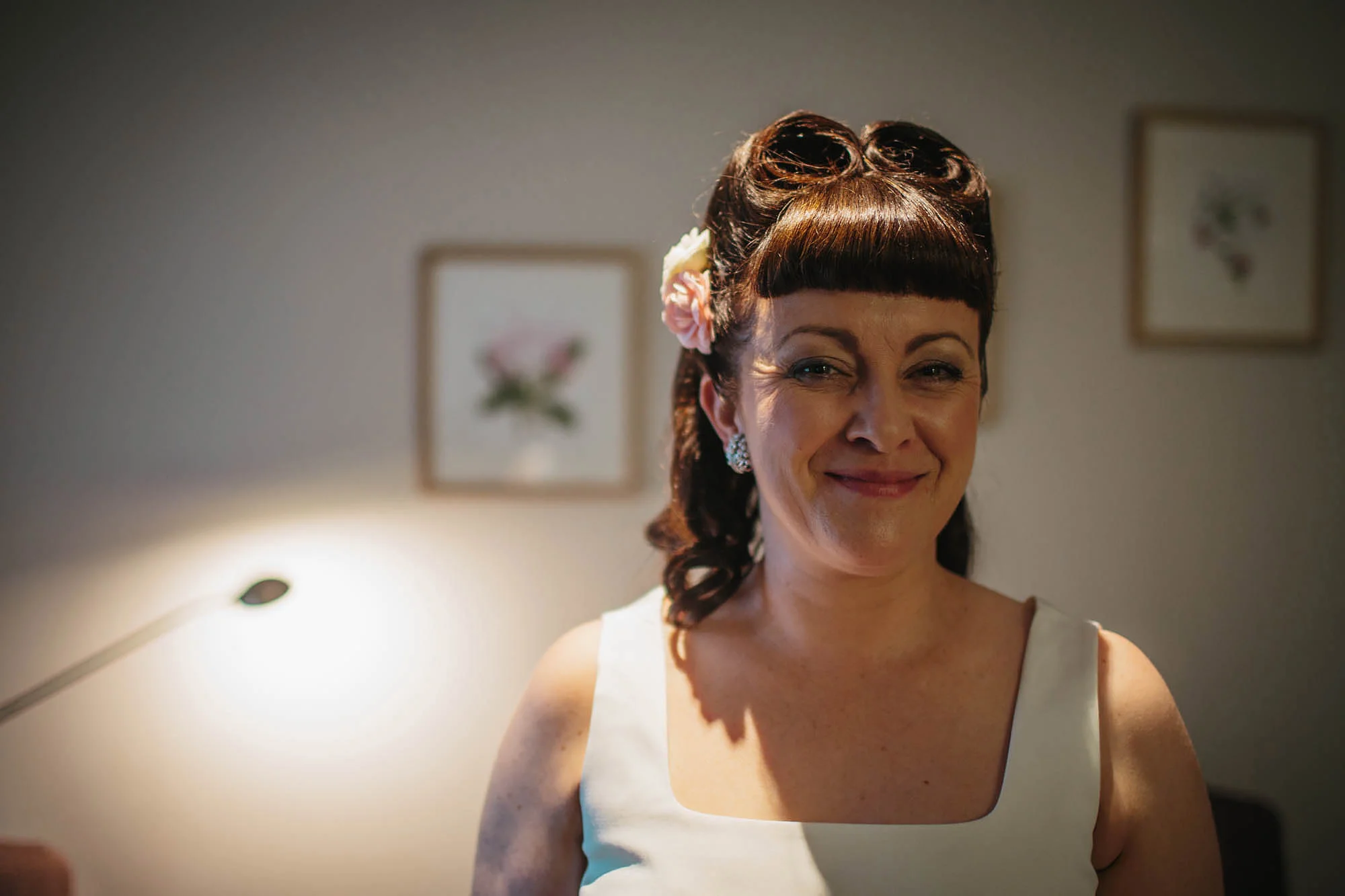 Leeds Yorkshire Wedding Photographer Bride Prep Portrait