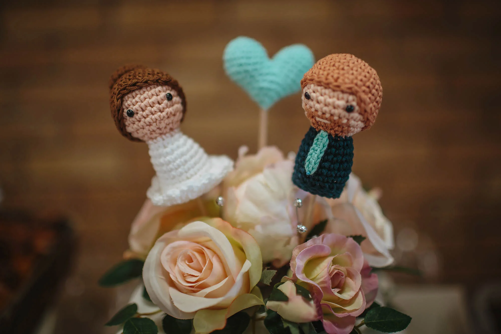 Leeds Yorkshire Wedding Photographer Cake Decoration Knitted