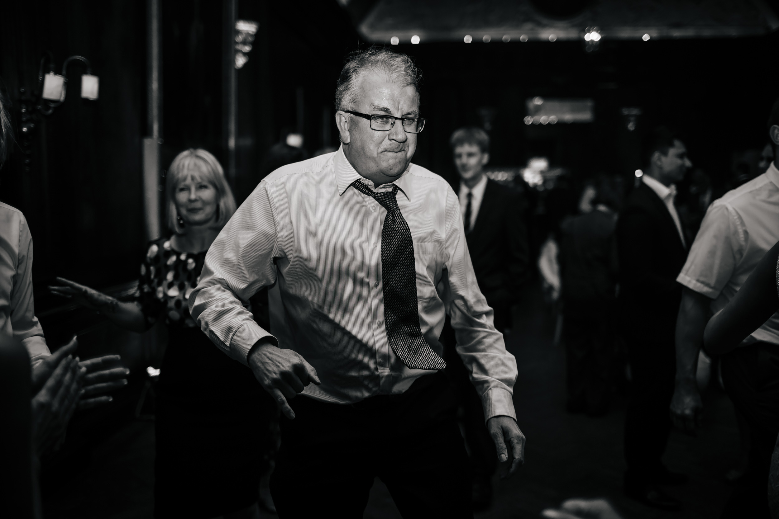 Guest dancing at a wedding party