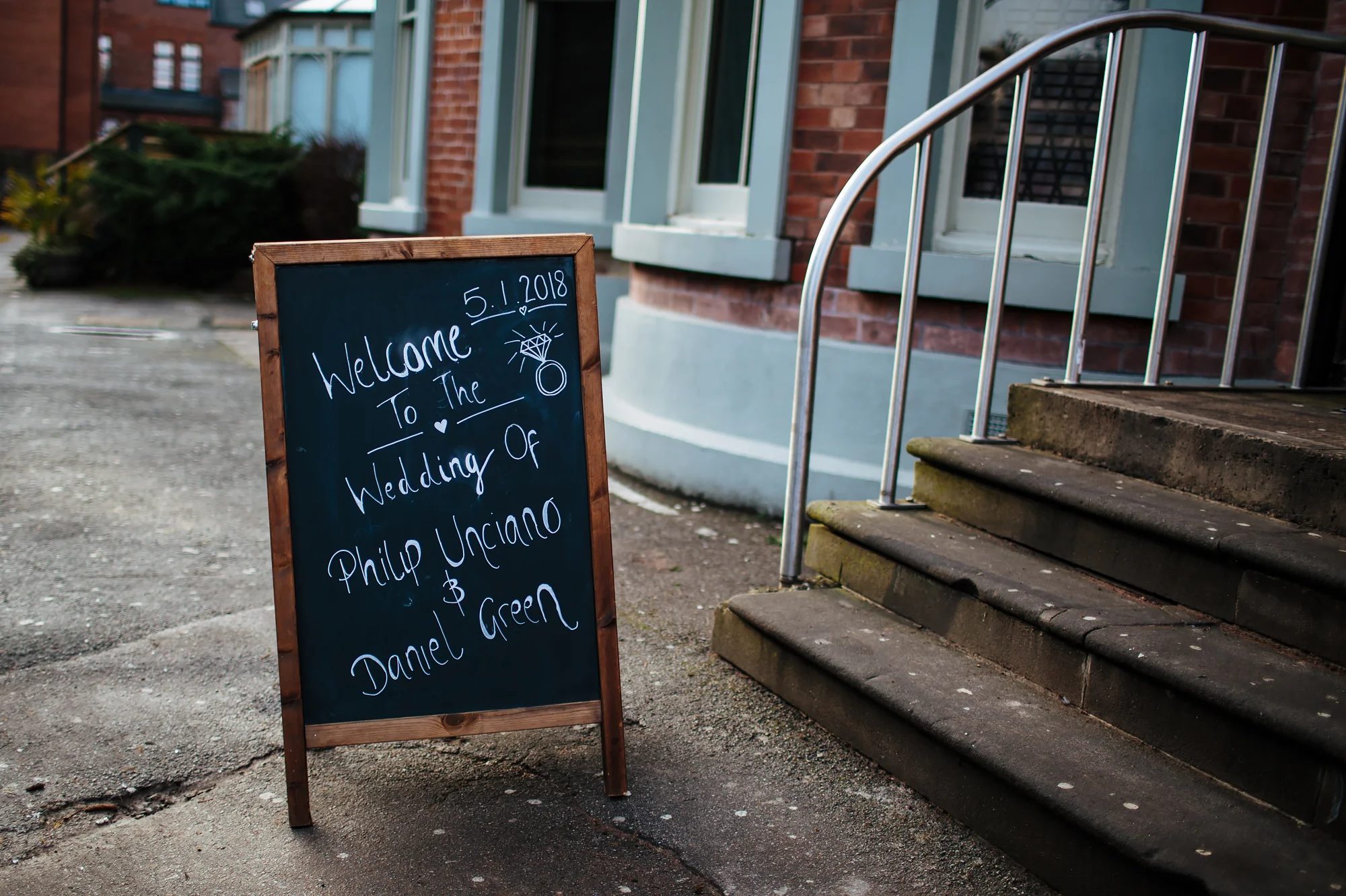 The Faversham Leeds Wedding Sign