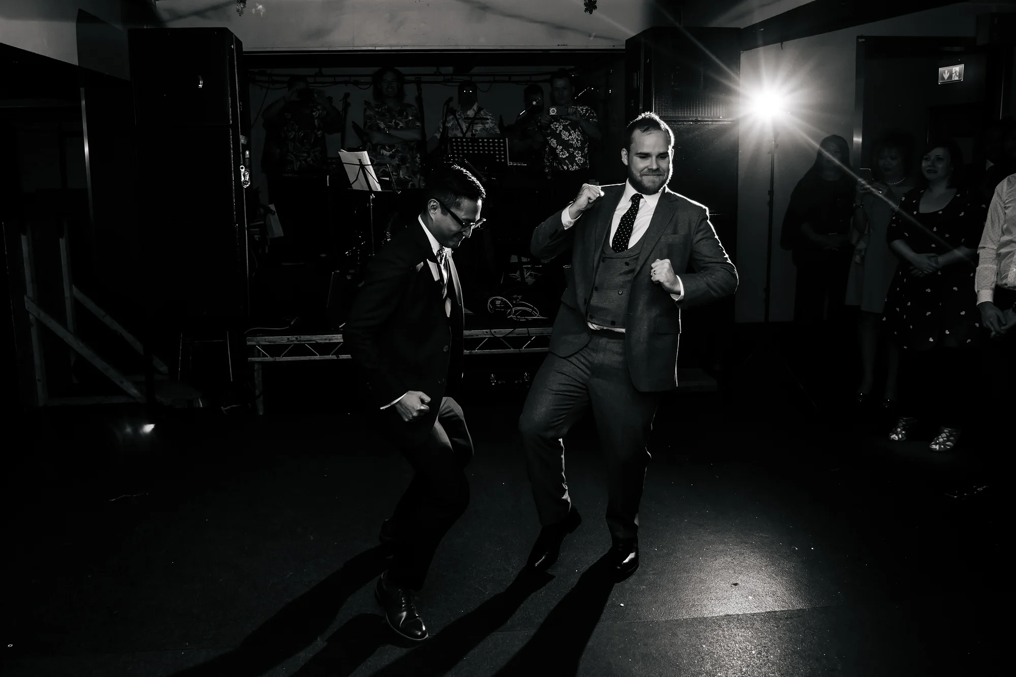 Grooms first dance at a gay wedding