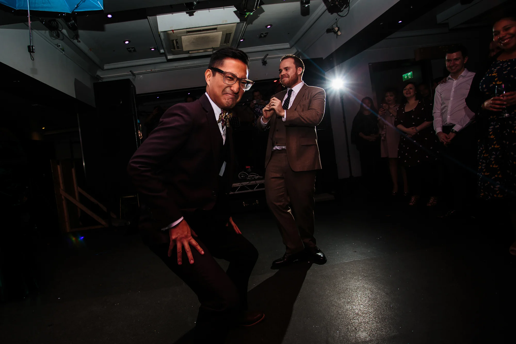 Humorous first dance at a The Faversham Leeds Wedding