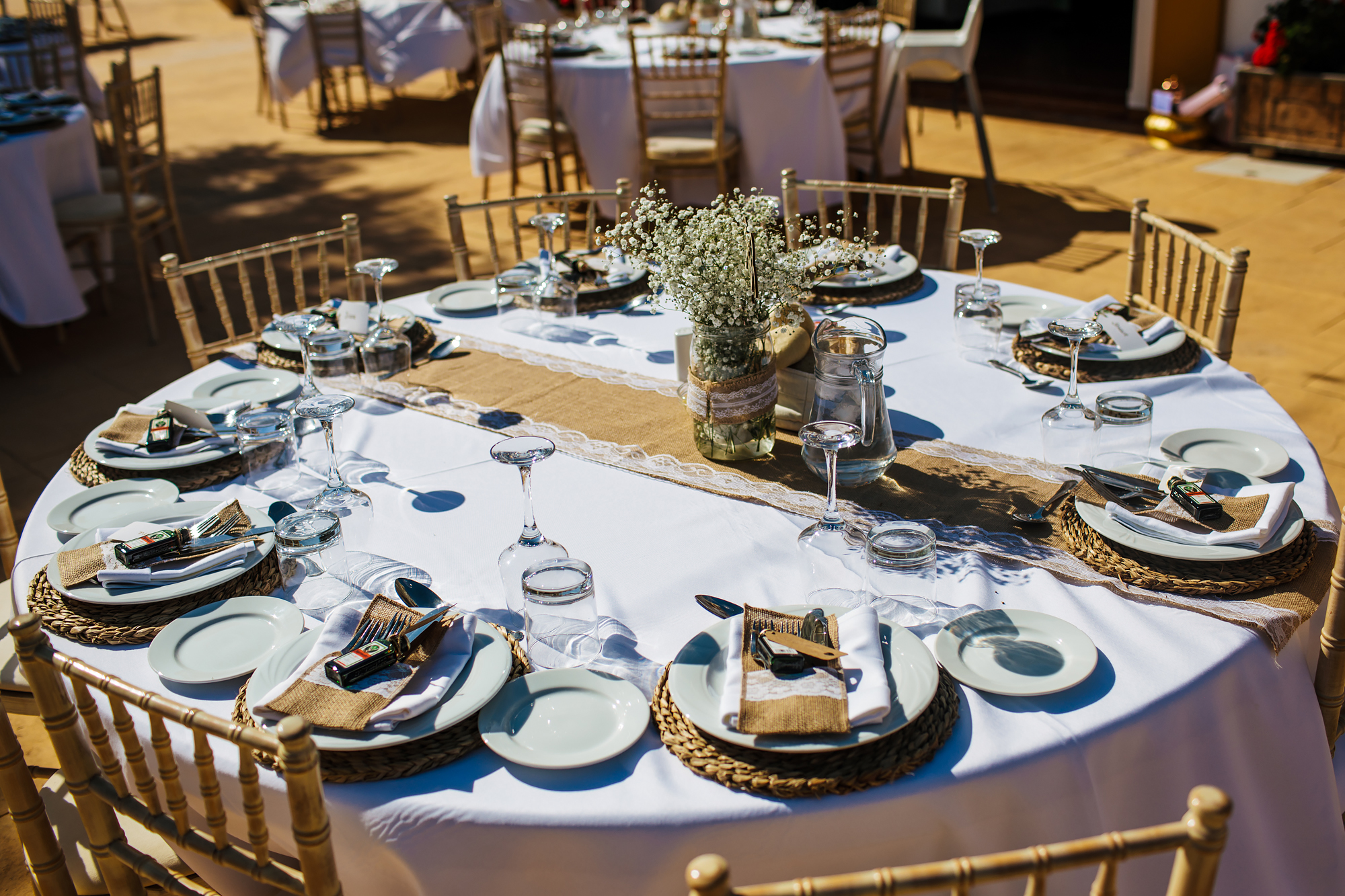 Table plan at a Nerja wedding in Spain