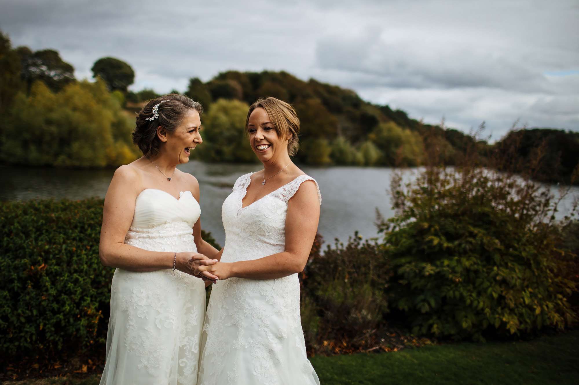 Gay wedding In Yorkshire with two brides