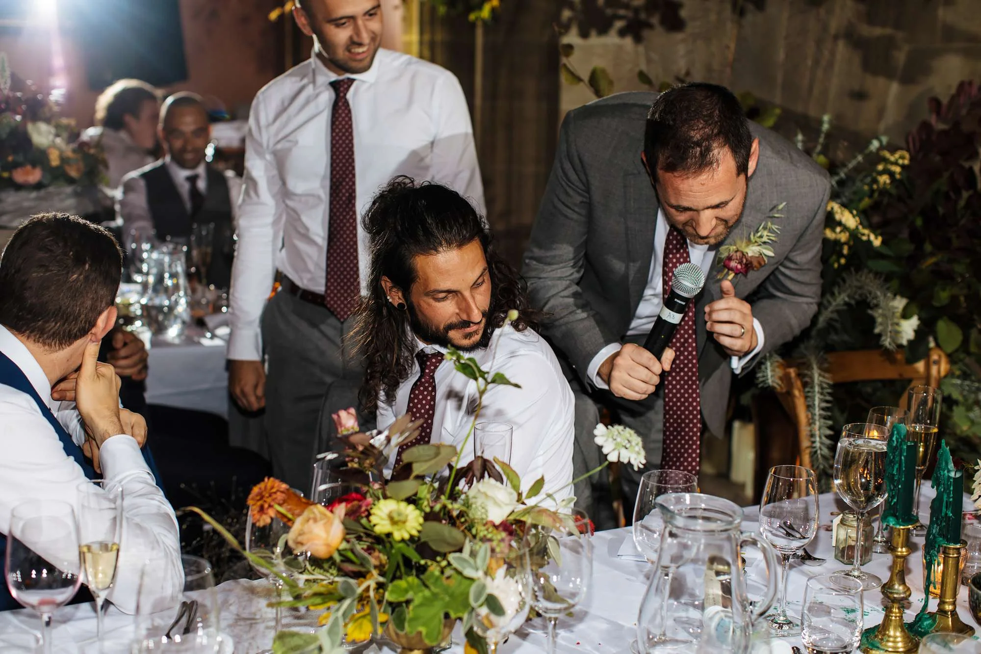 Best man's speech during a wedding