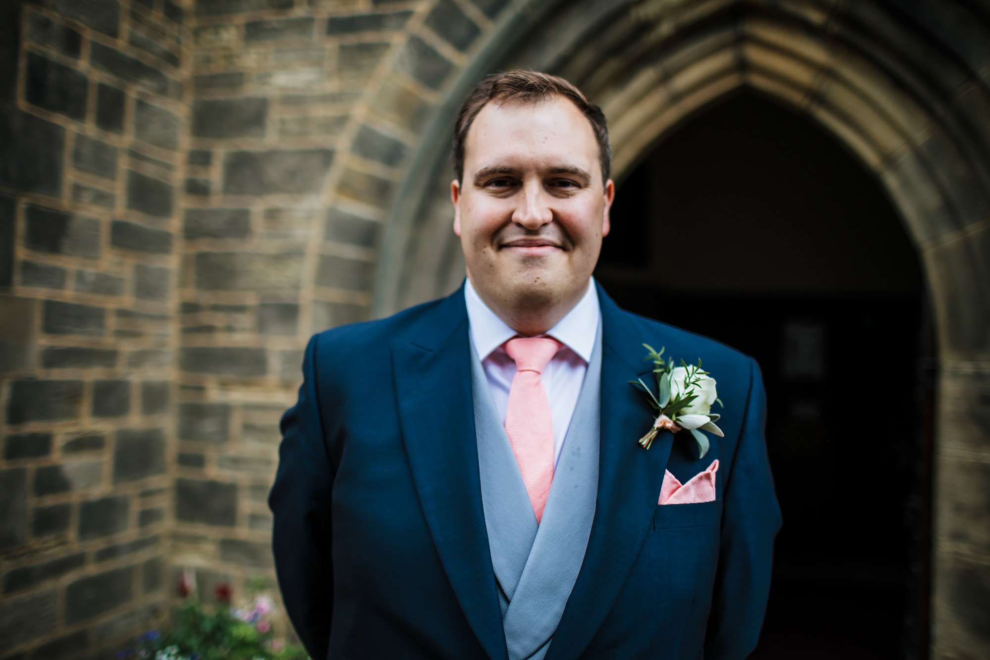 Portrait of a groom on his wedding day