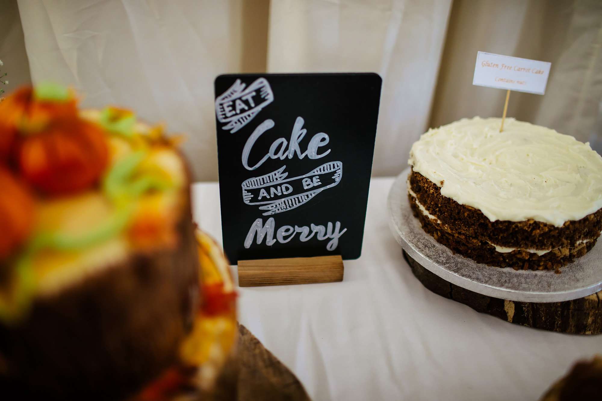 Eat cake and be merry sign
