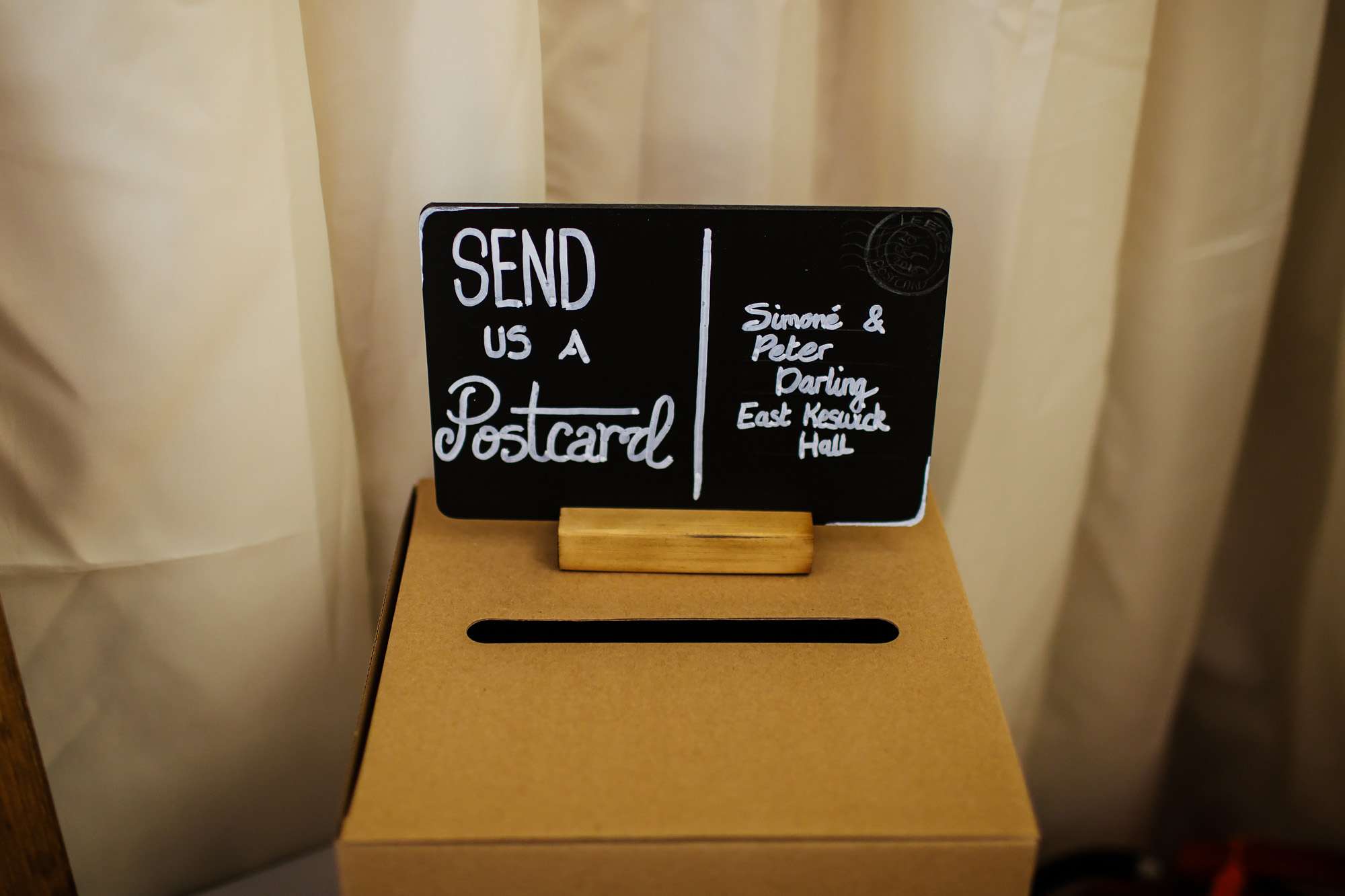 Wedding Postcards and postbox