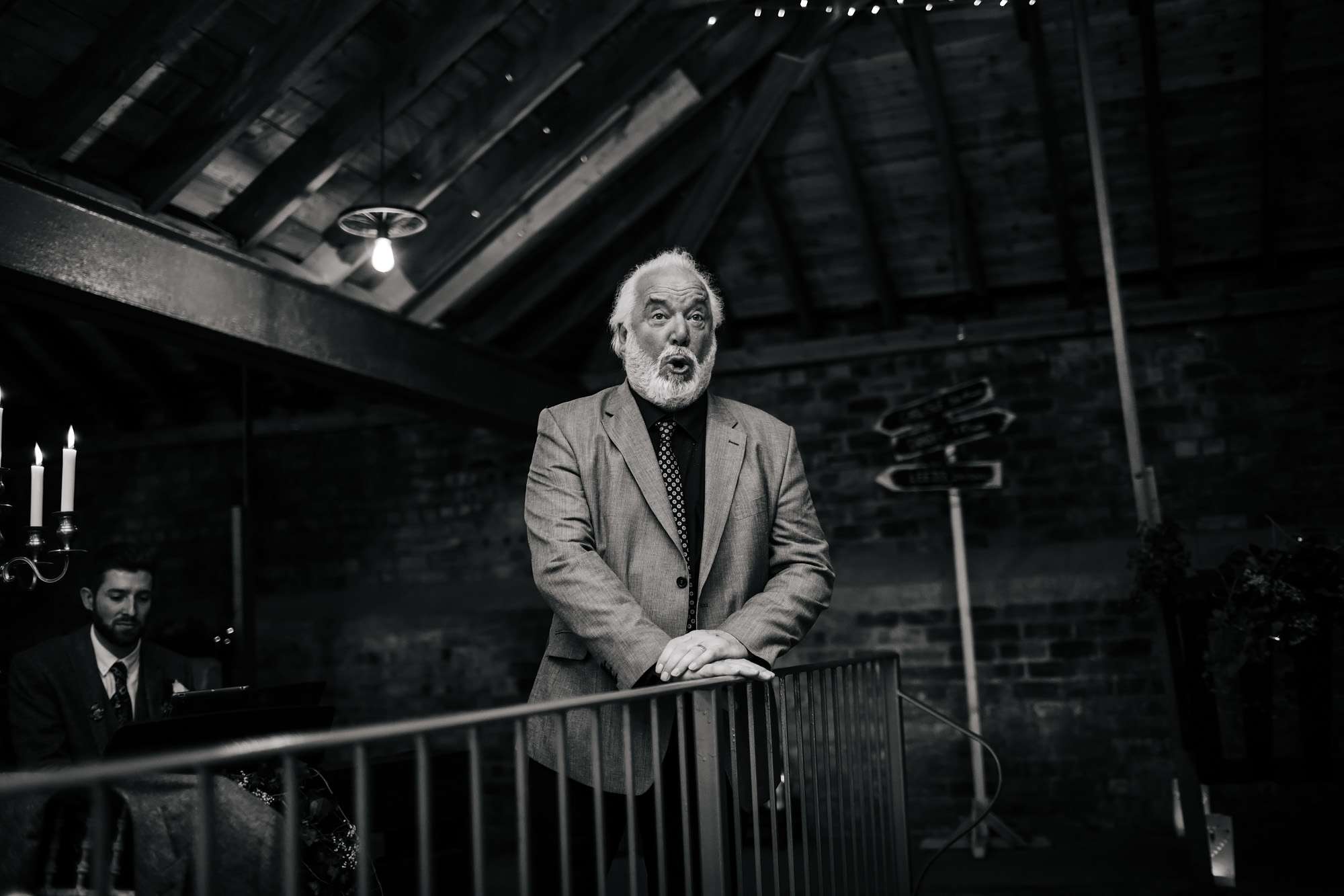 Opera singer at a wedding in Scotland