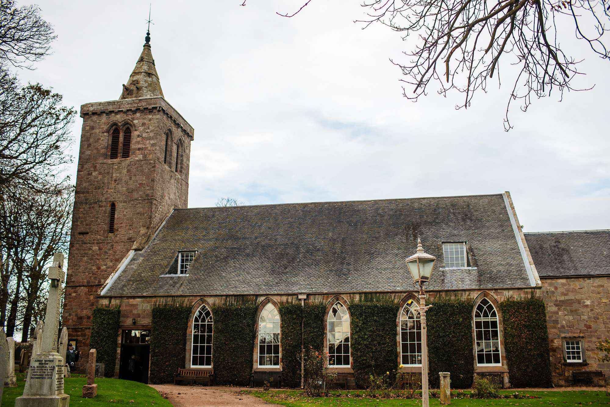 Exterior shot of Crail Kirk