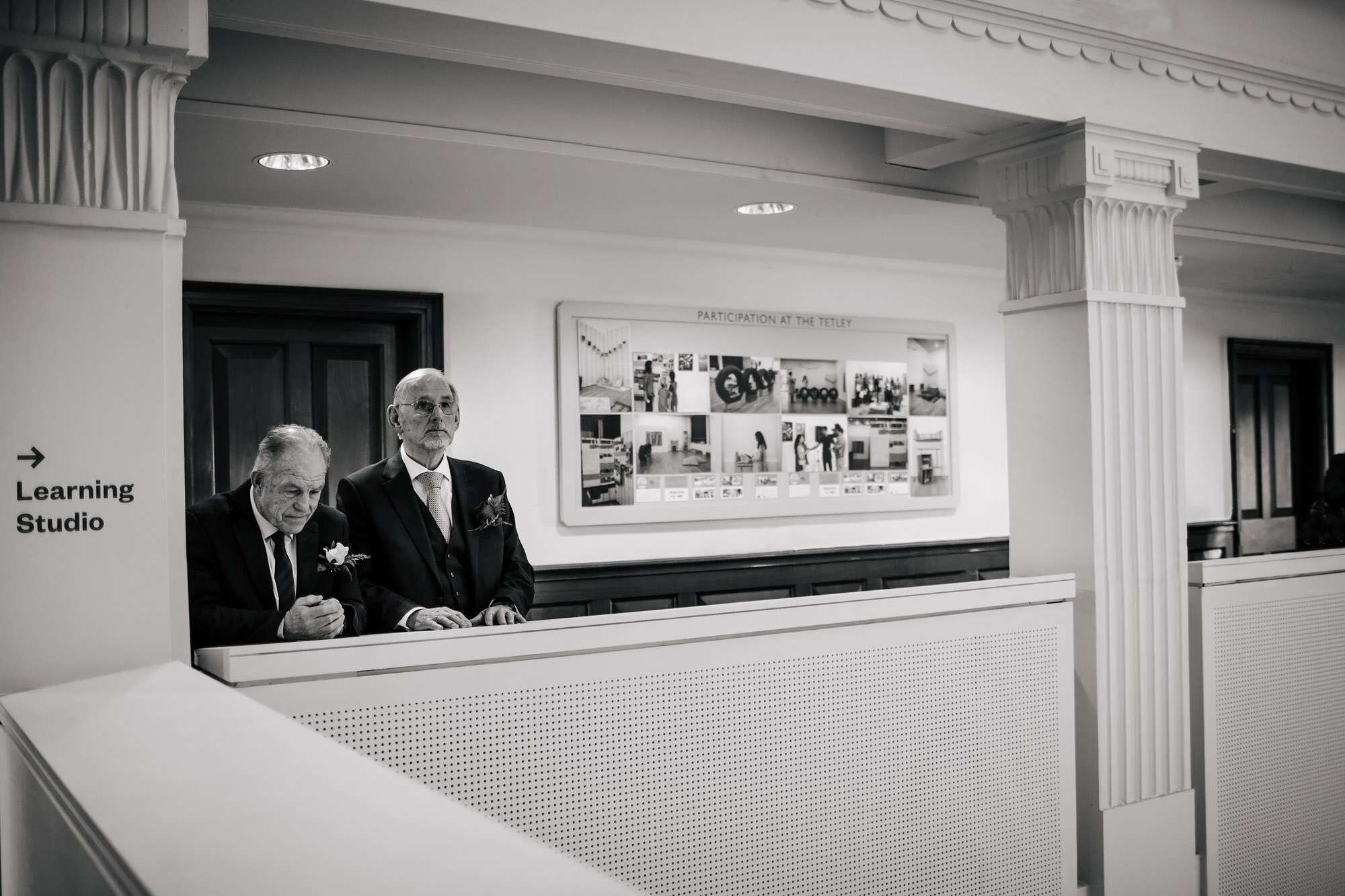 Dads at a wedding at The Tetley Leeds