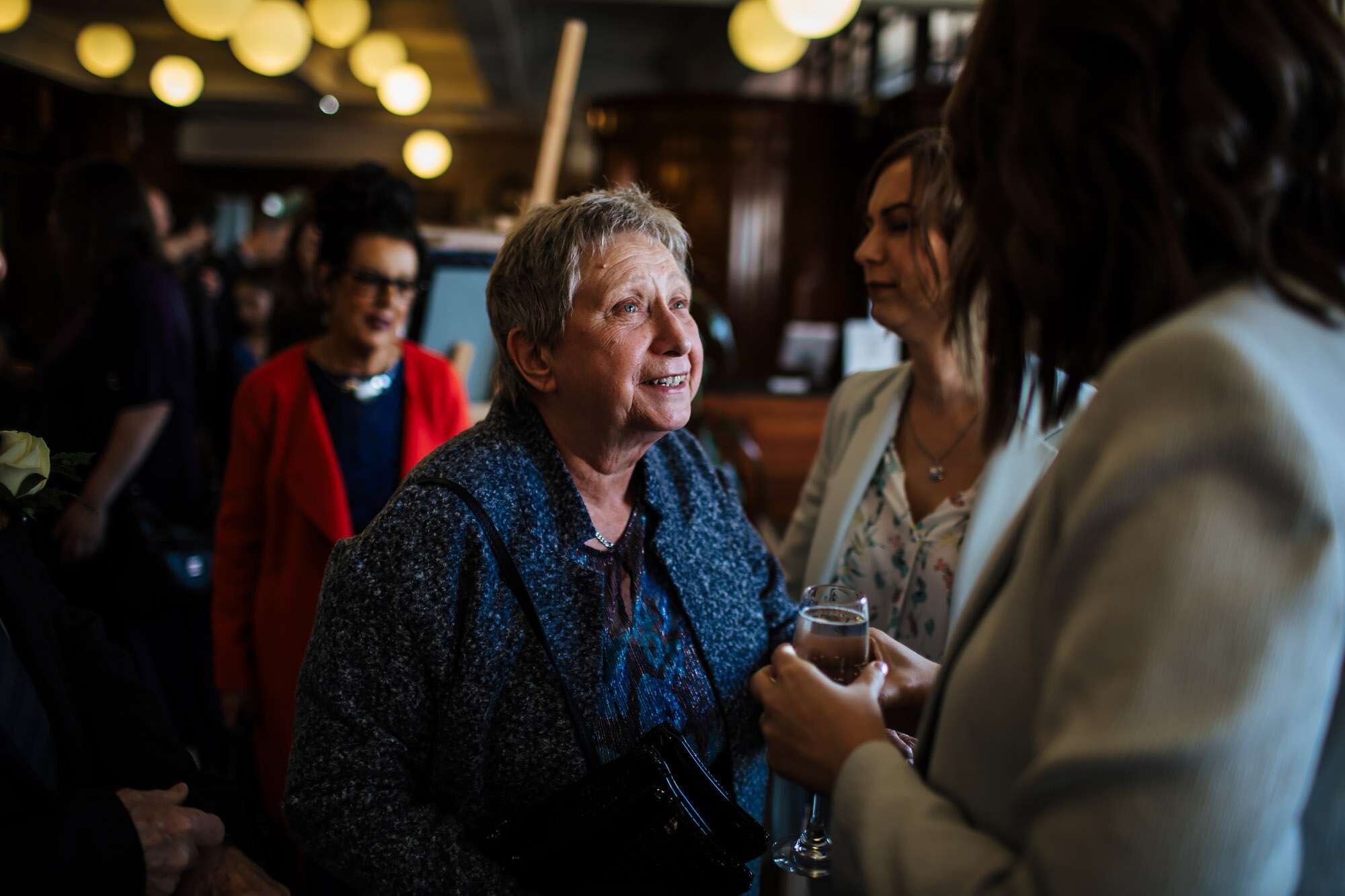Brides mum shed a tear at her wedding in Leeds