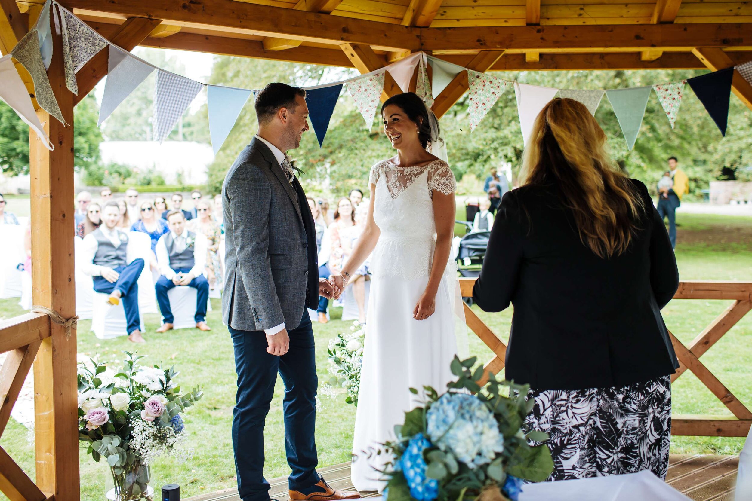 Wedding ceremony in Yorkshire