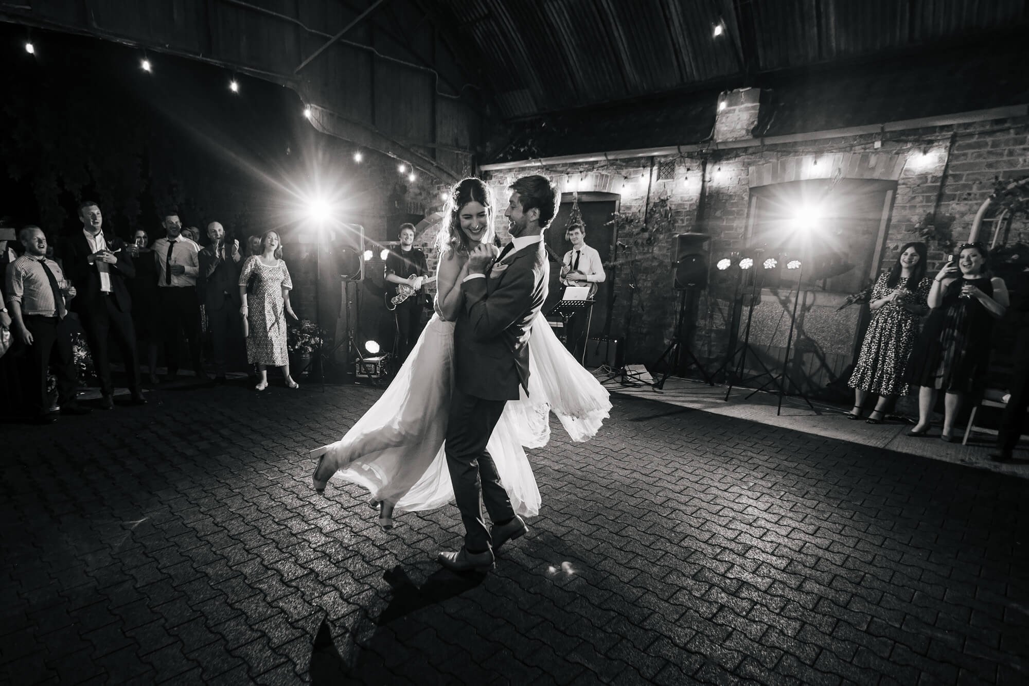 First dance as a married couple at Crayke Manor