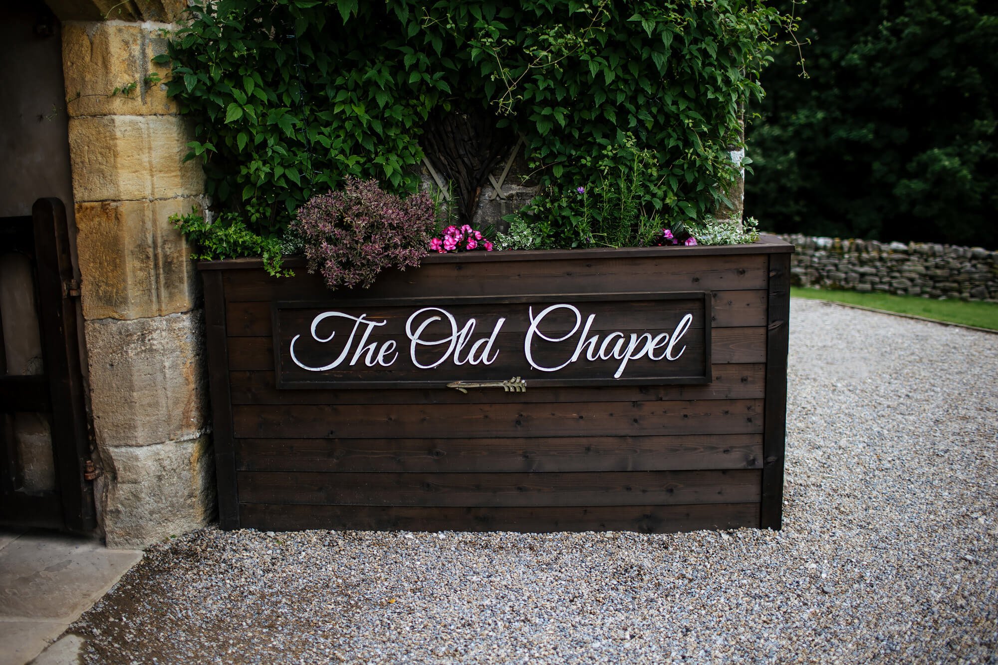 The Old Chapel sign at The Priests House