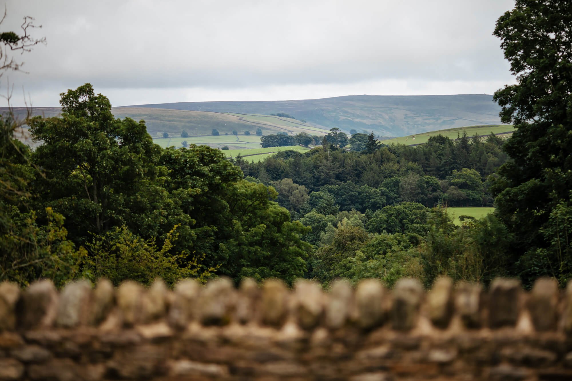 Landscape shot of the Yorkshire Dales