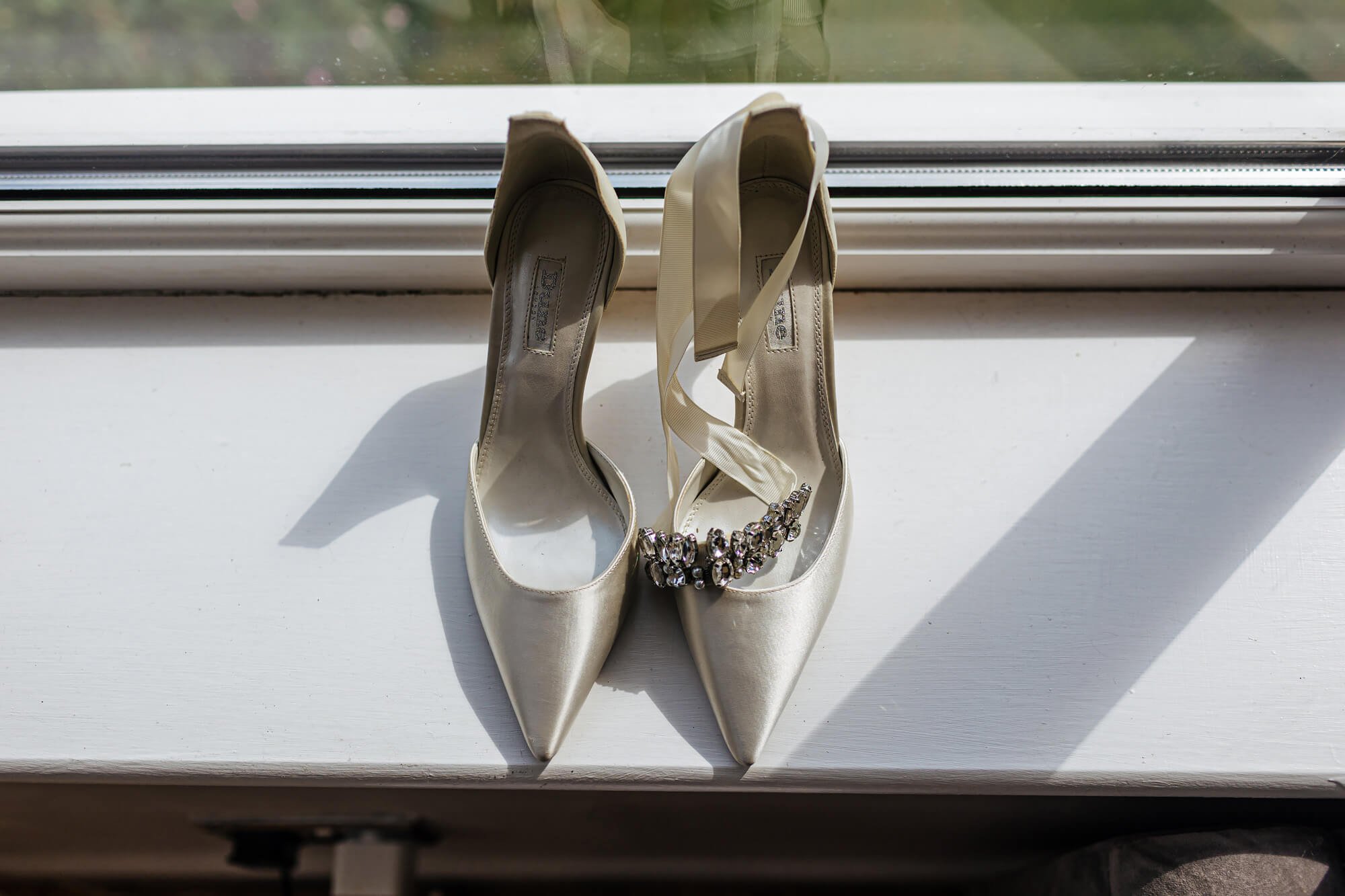 Wedding shoes in Yorkshire