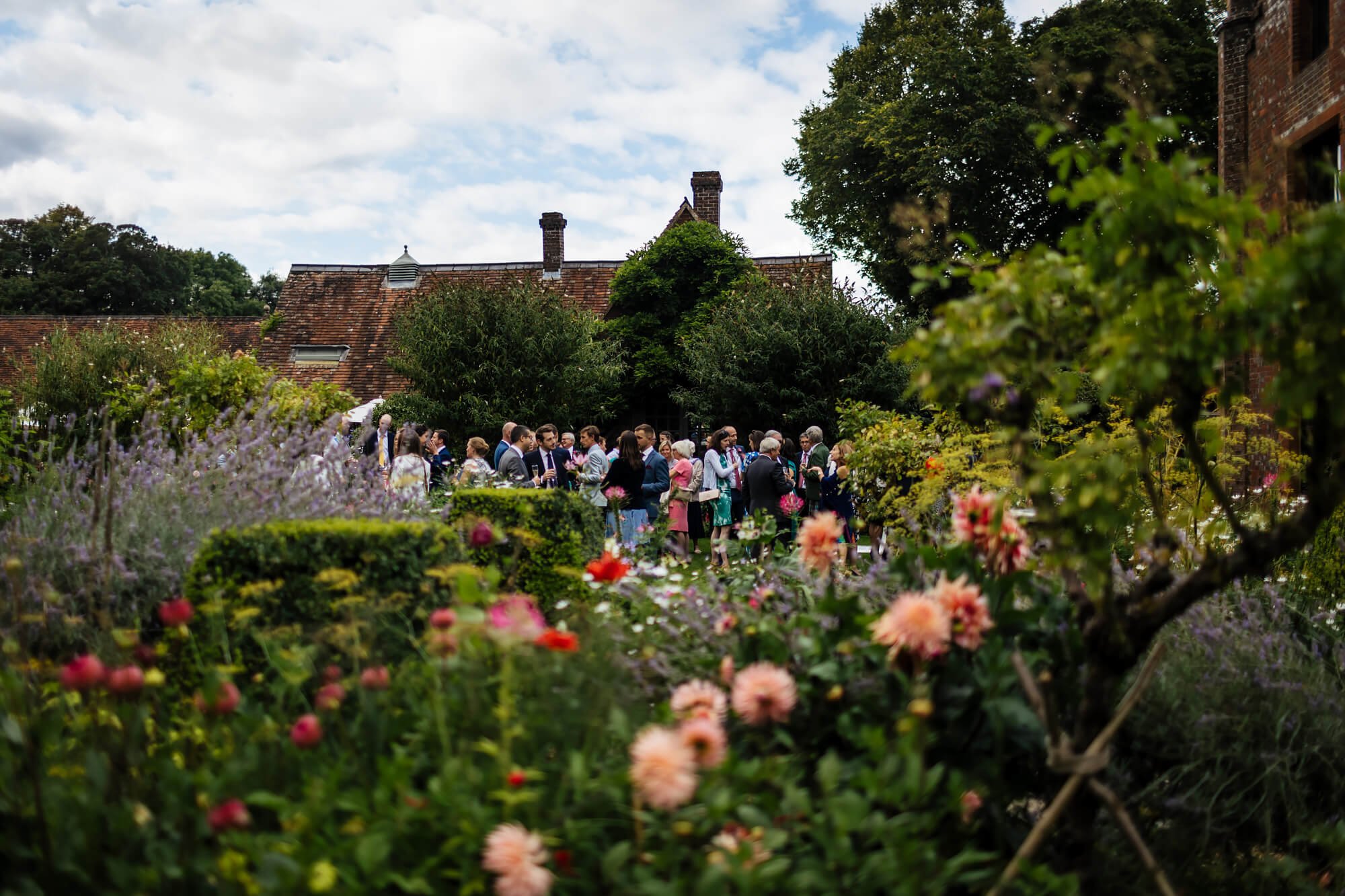 The garden flowers at Chenies Manor