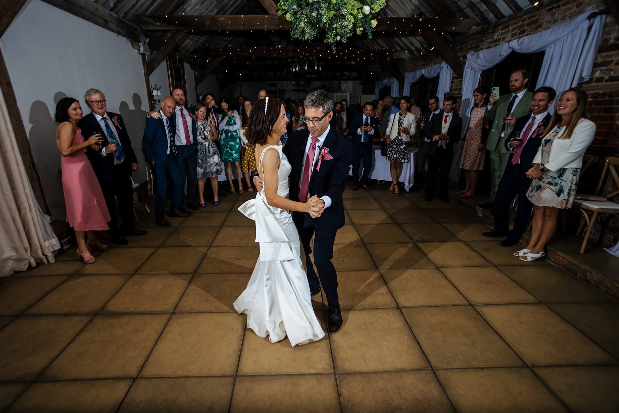 First dance as man and wife at the wedding