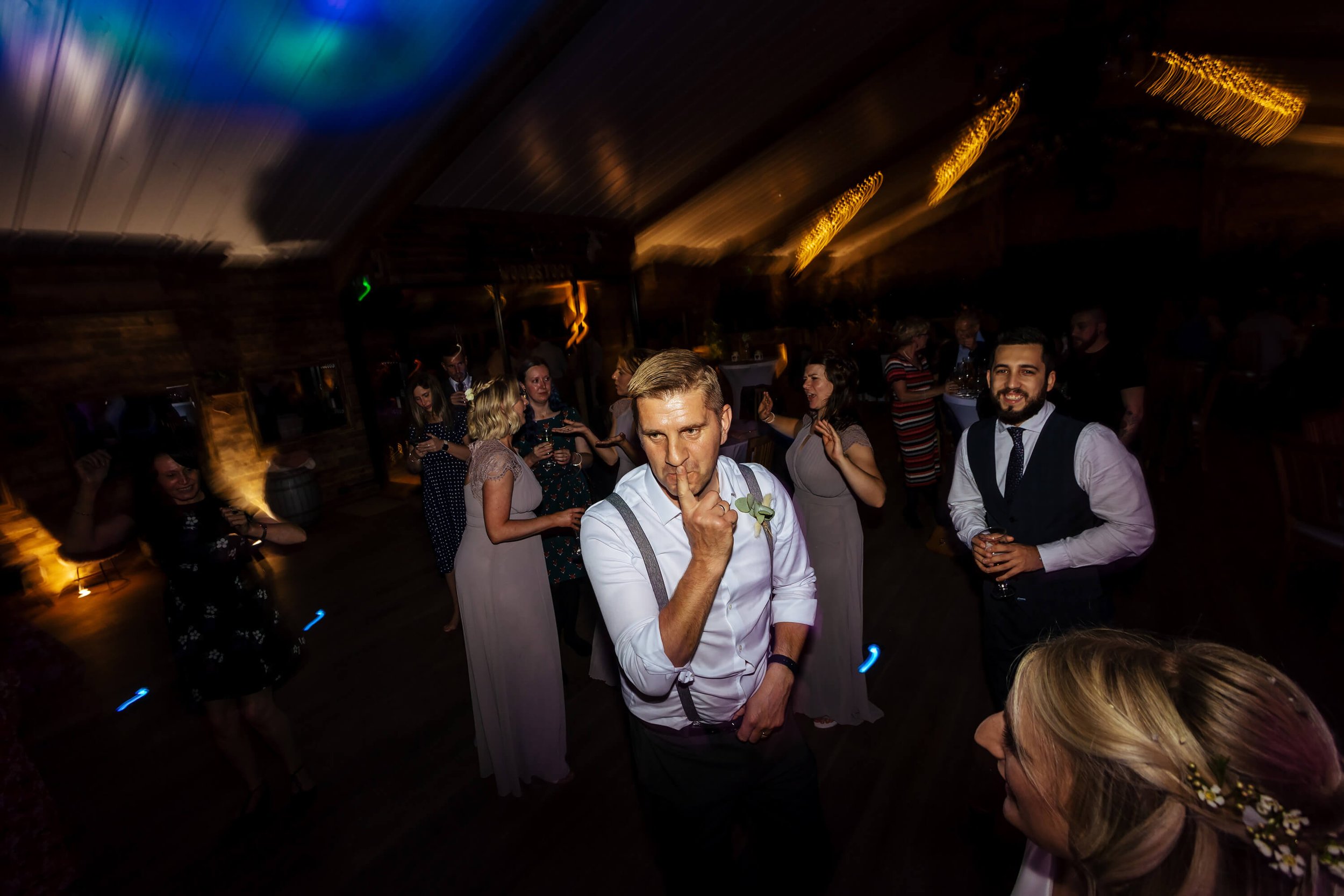 Fun and games on the dance floor