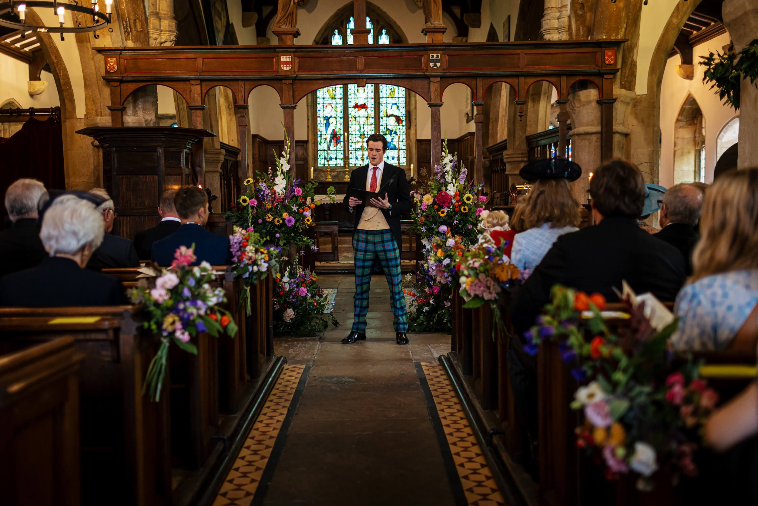 Burnsall Church wedding