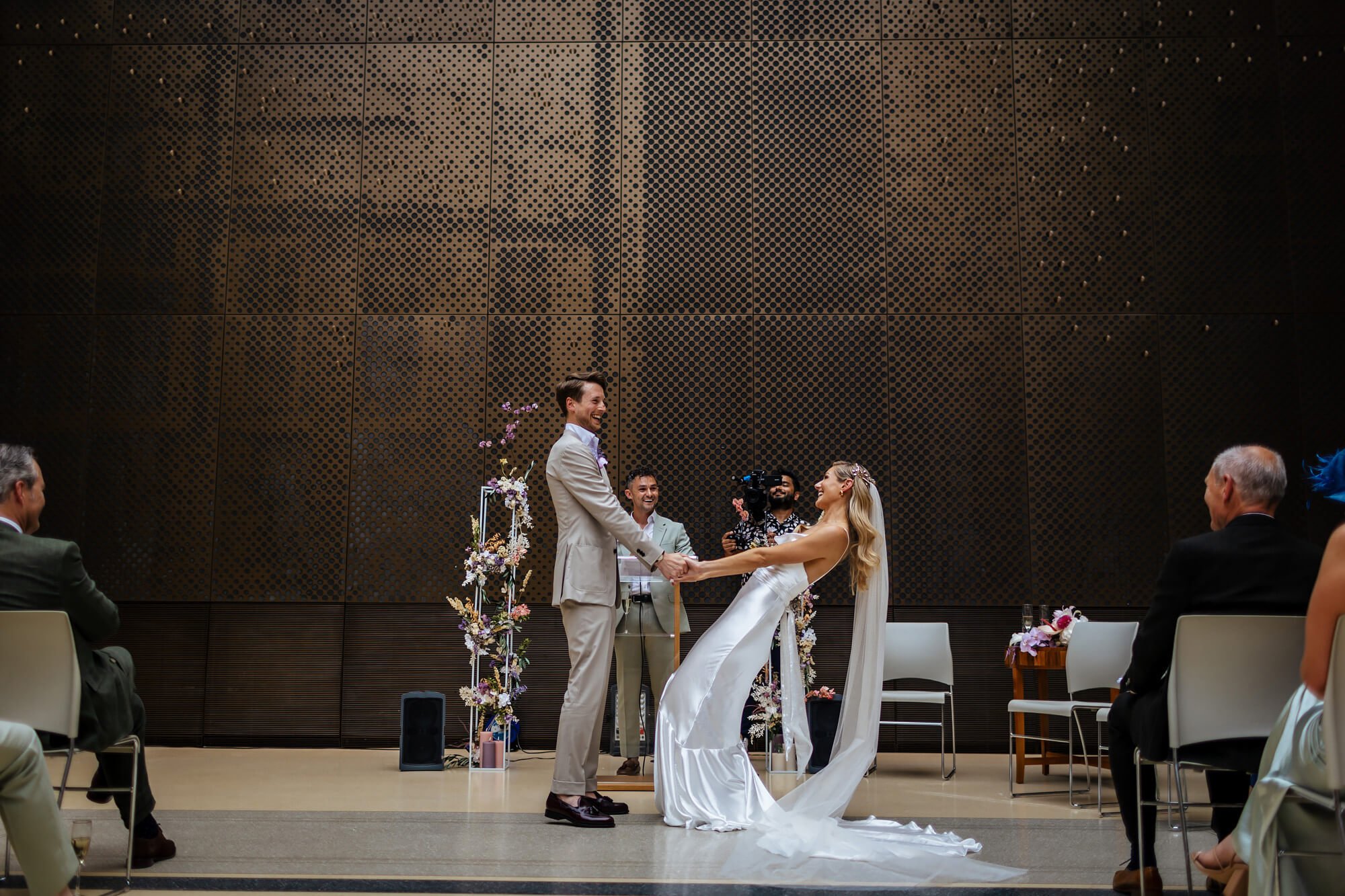 A wedding ceremony in London