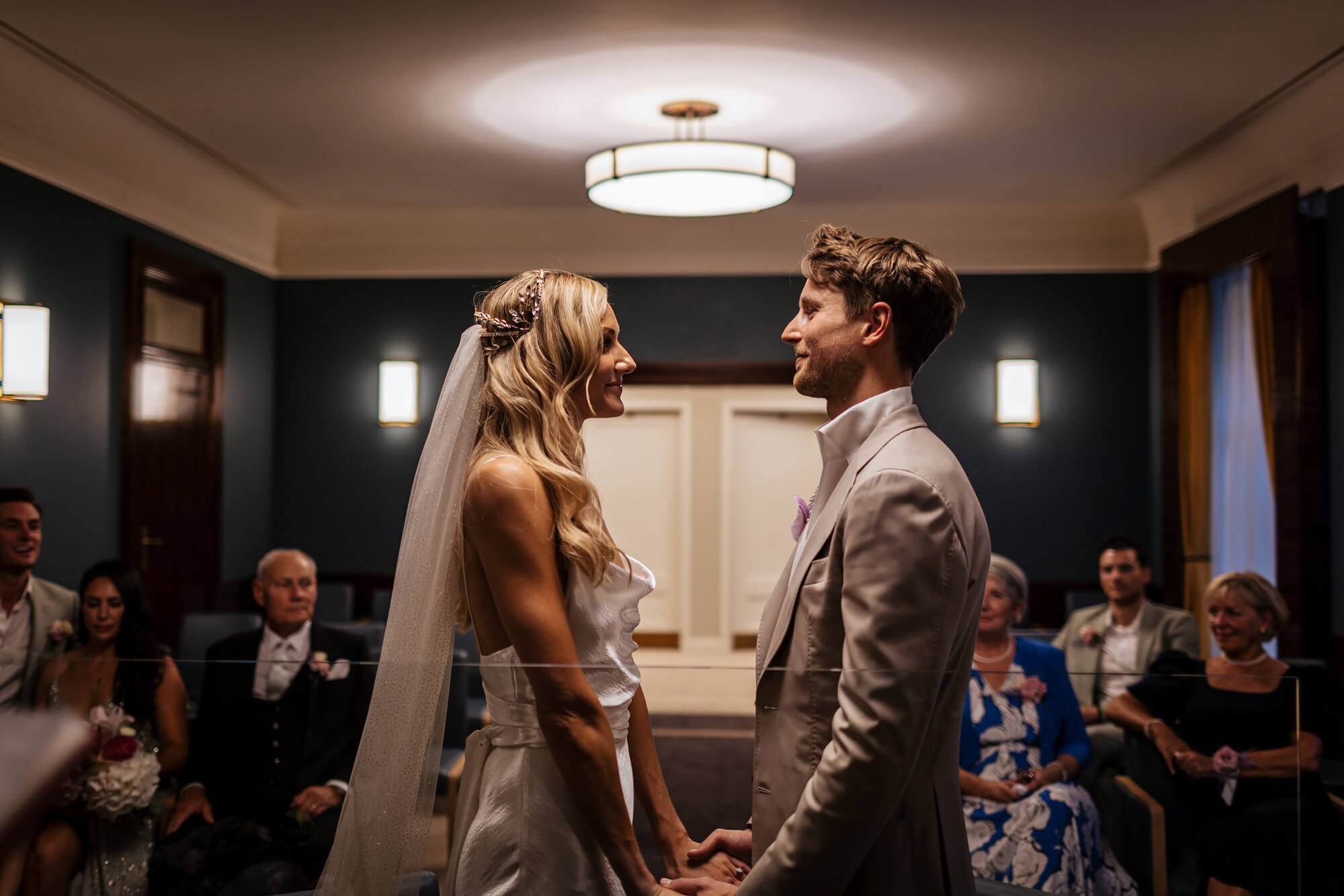 A wedding ceremony in London