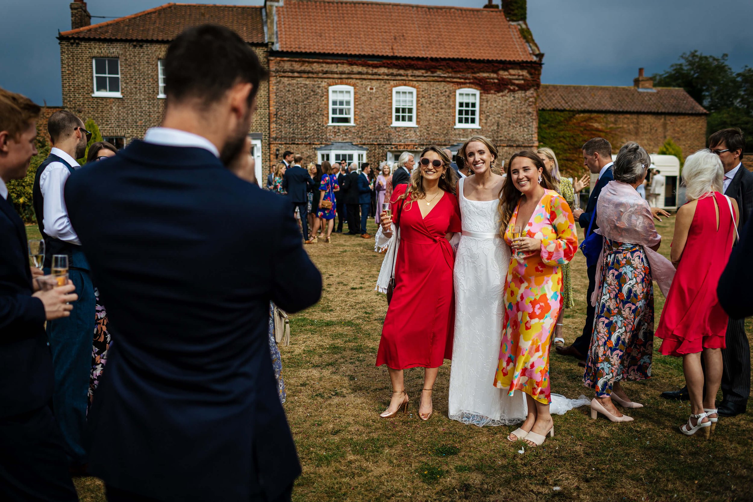 Guests at a Hornington Manor wedding