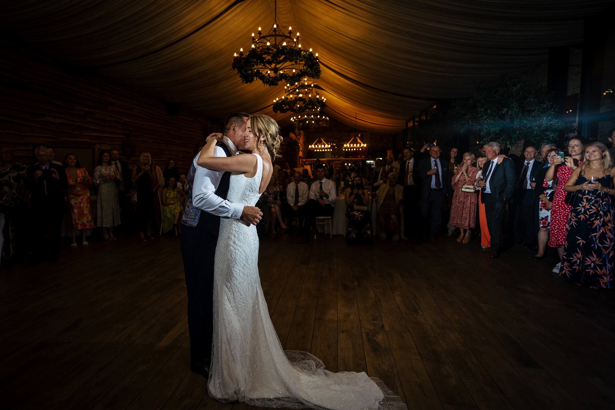 First dance as a married couple at Hornington Manor