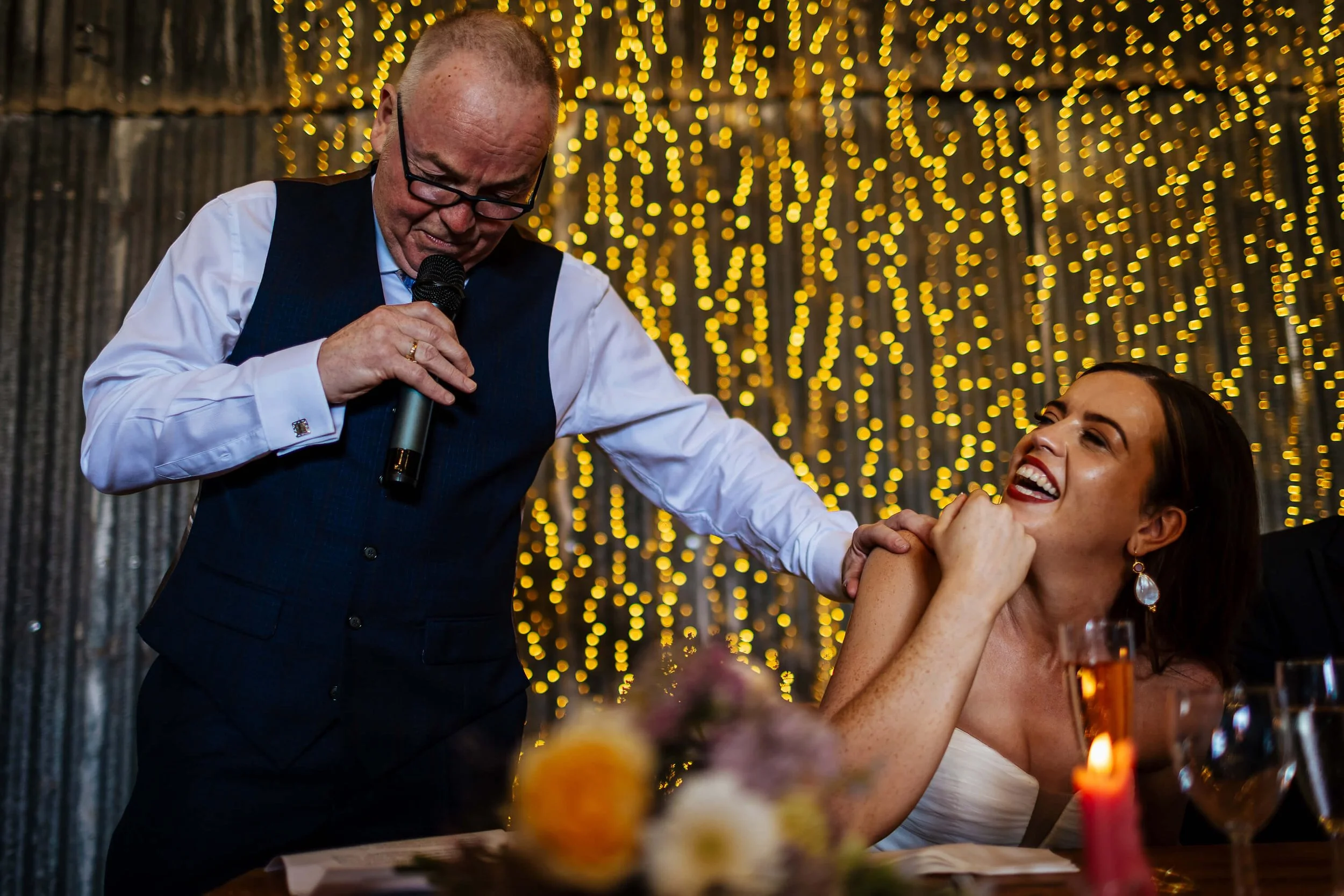Father of the bride speech at a Berts Barrow wedding