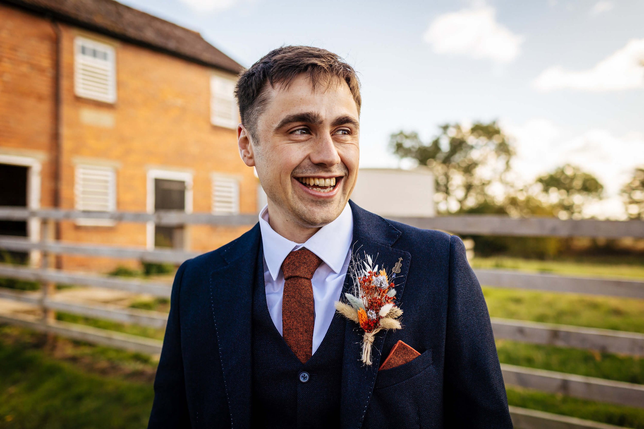 Portrait of a groom before his wedding
