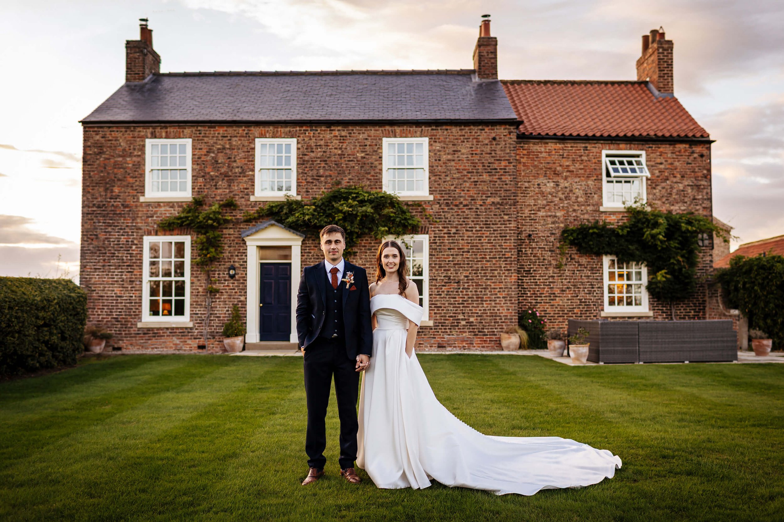 Wedding Photographer at Thirsk Lodge Barns